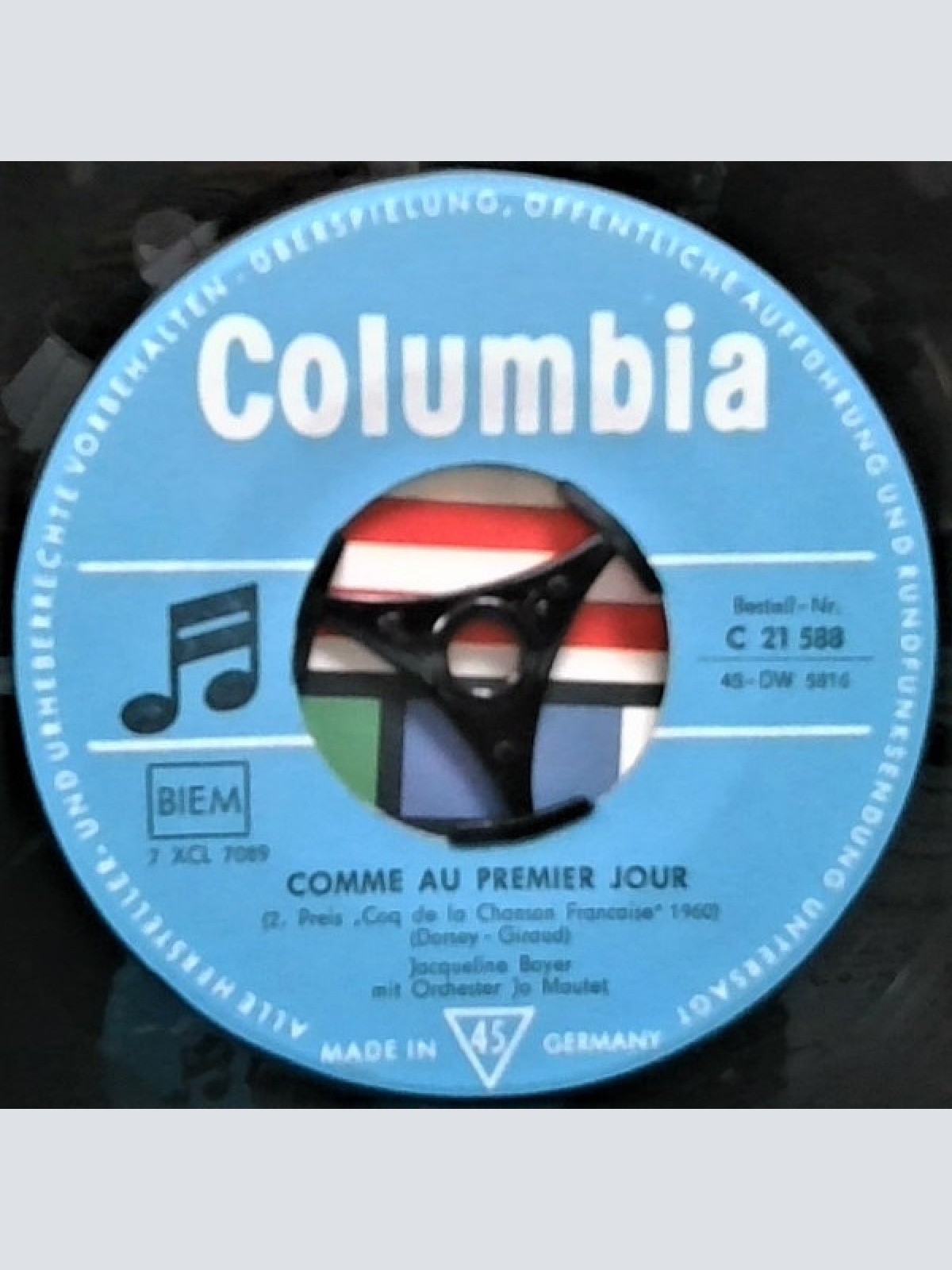 Vinyl / Jacqueline Boyer - Comme Au Premier Jour / Il Bat Mon Cœur