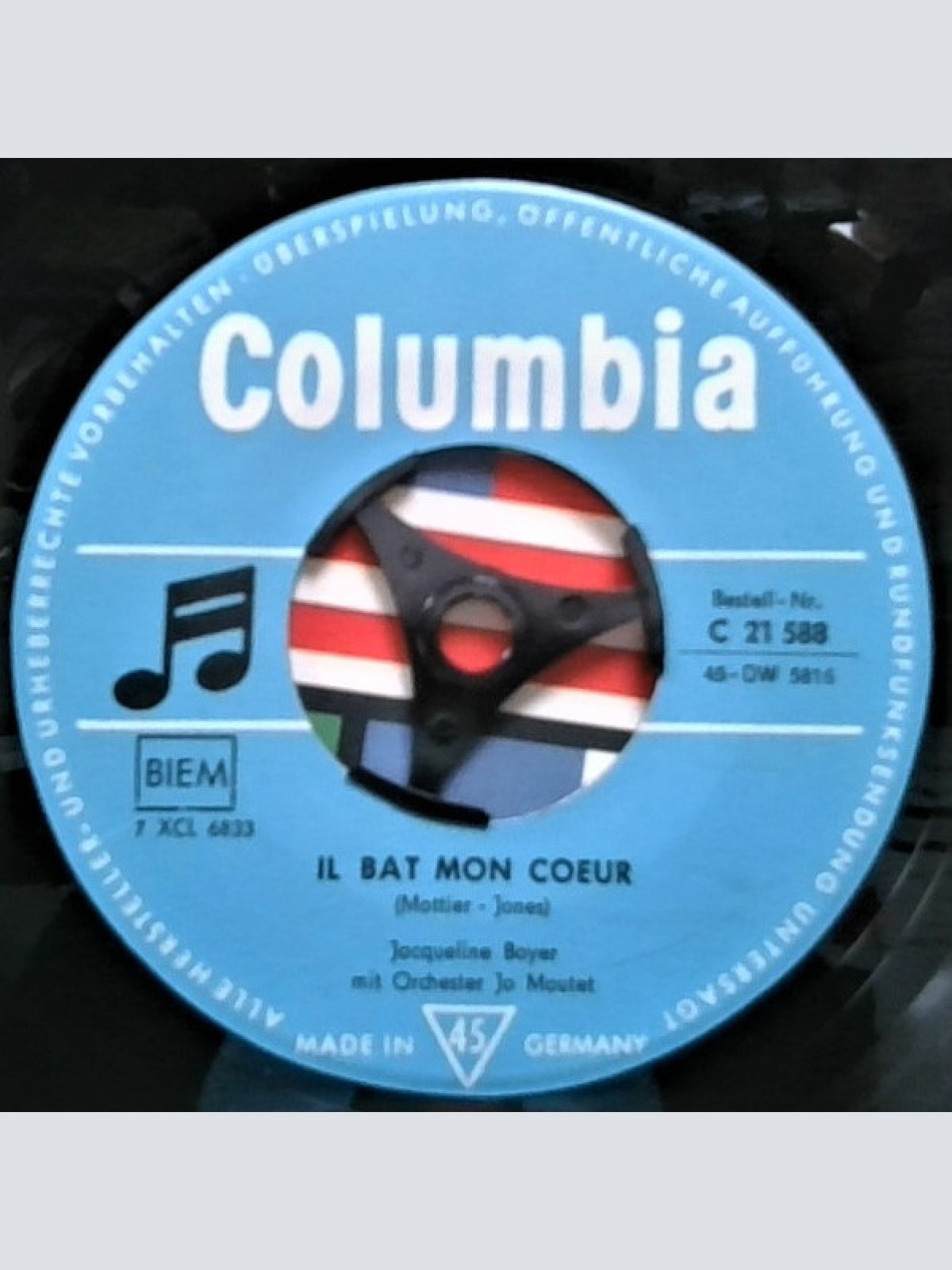 Vinyl / Jacqueline Boyer - Comme Au Premier Jour / Il Bat Mon Cœur