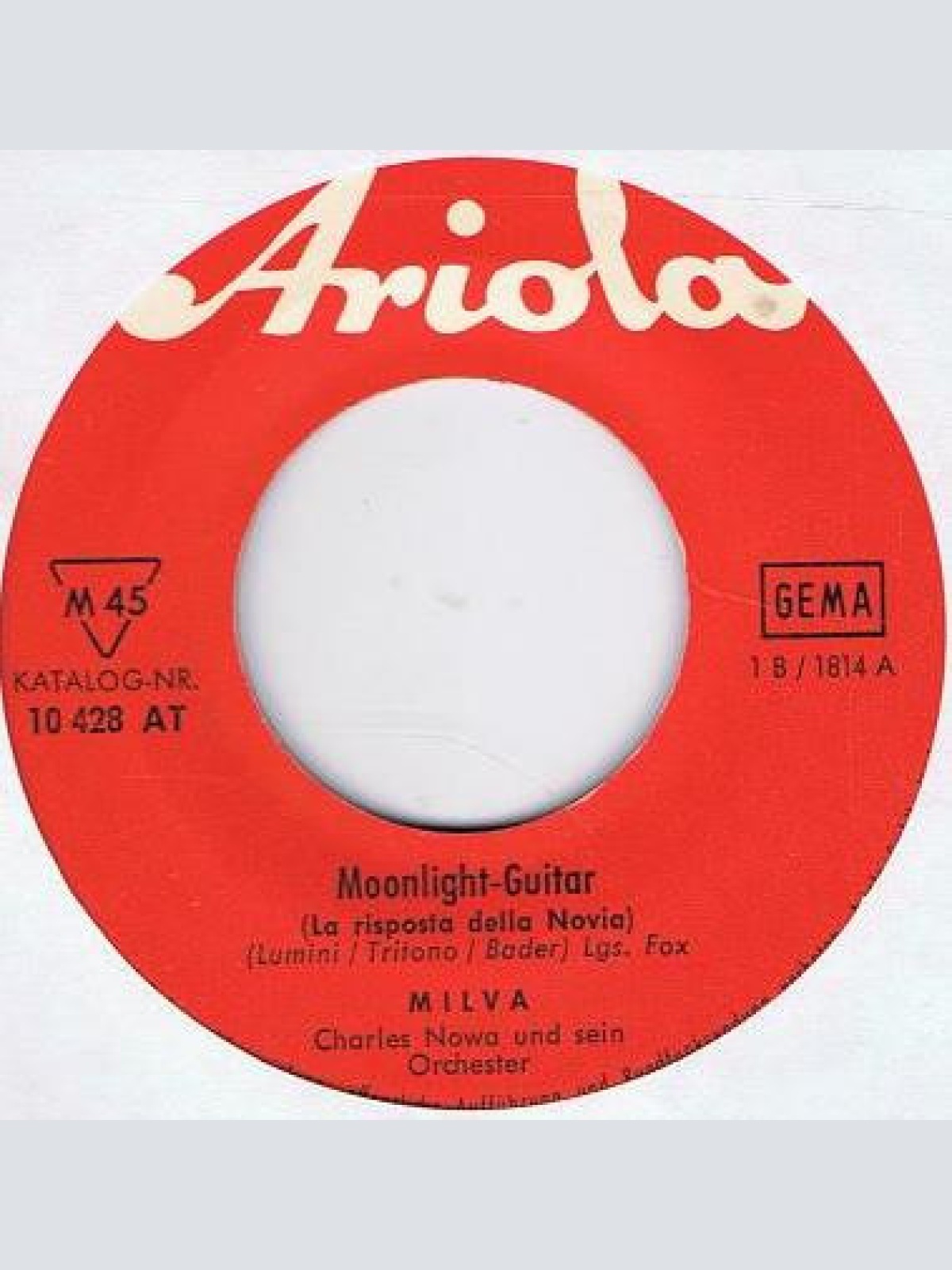 Vinyl / Milva - Moonlight Guitar / Ein Haus Voller Glück