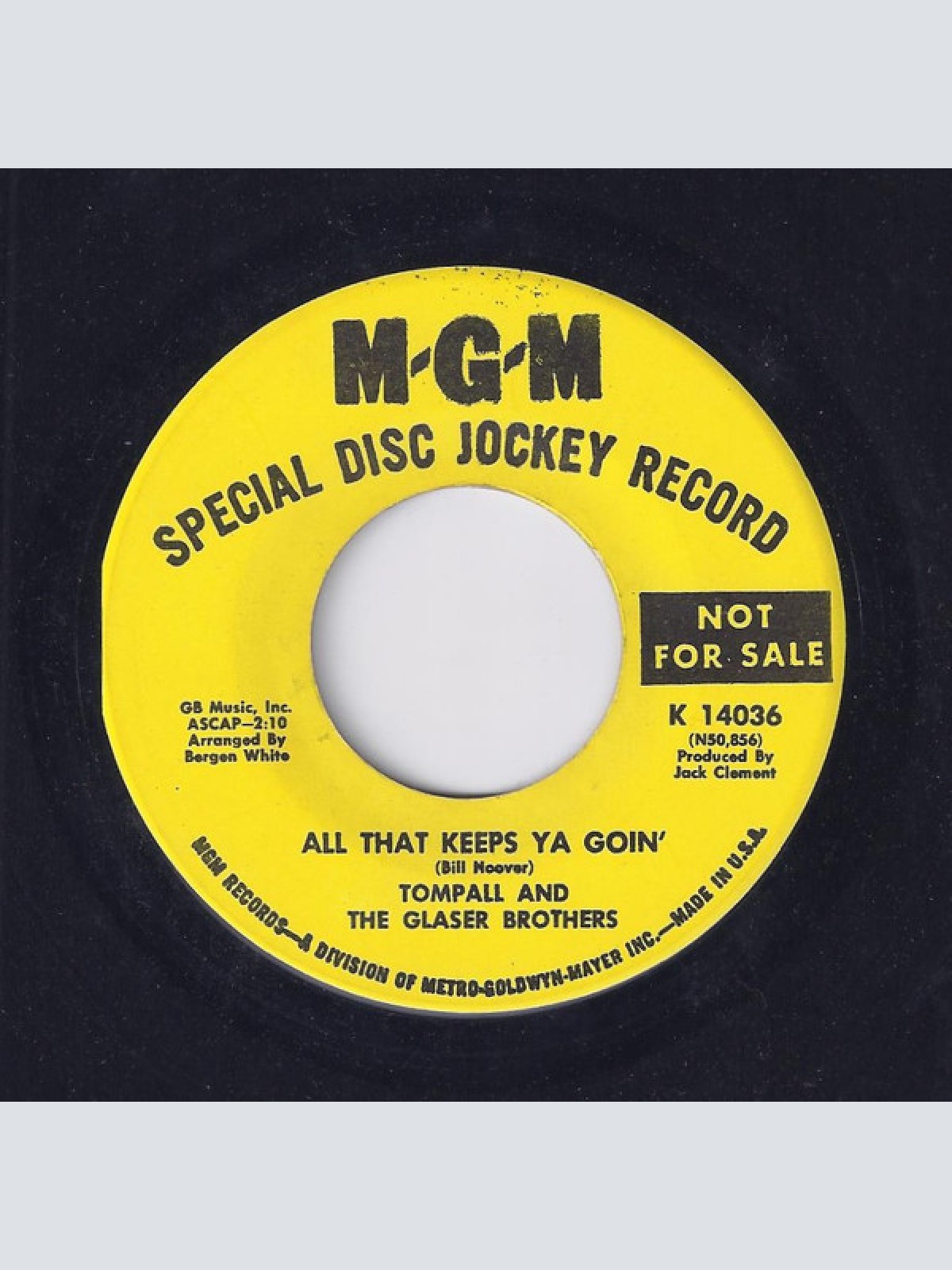 Vinyl / Tompall And The Glaser Brothers* - California Girl (And The Tennessee Square)