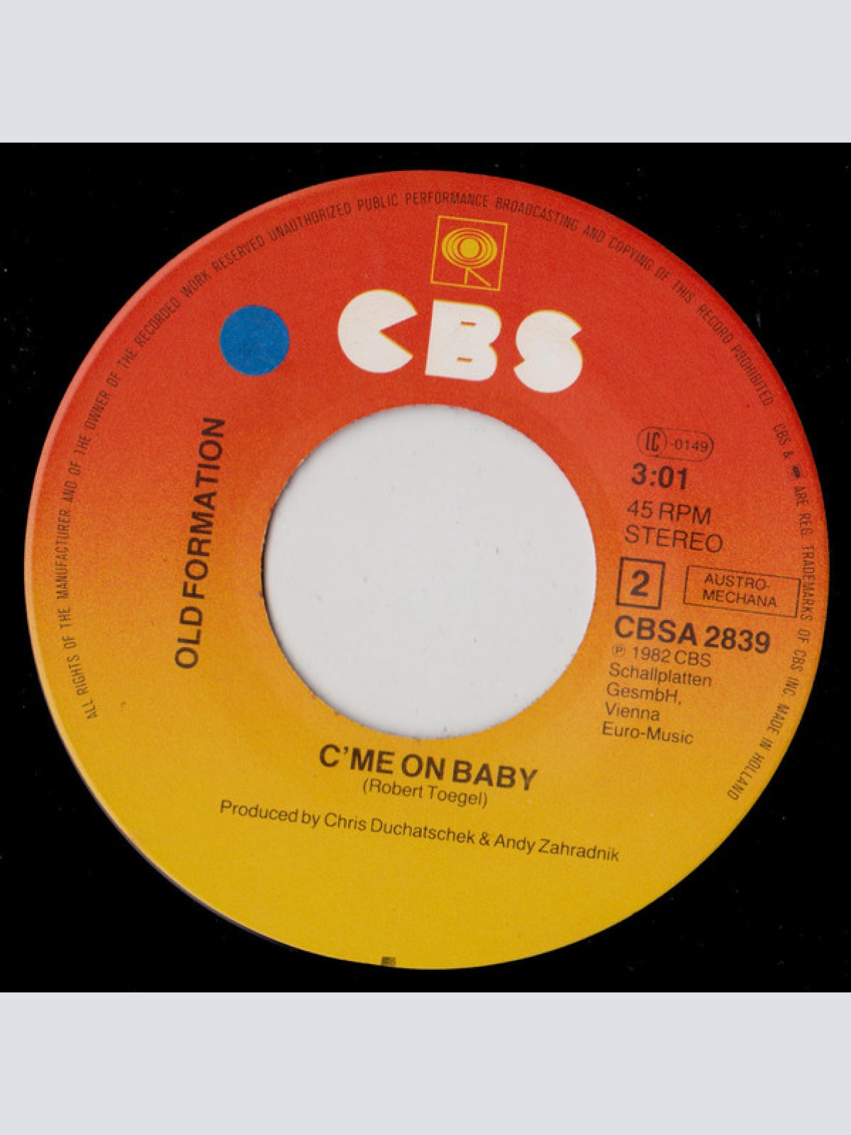 Vinyl / Old Formation - I'm Ready