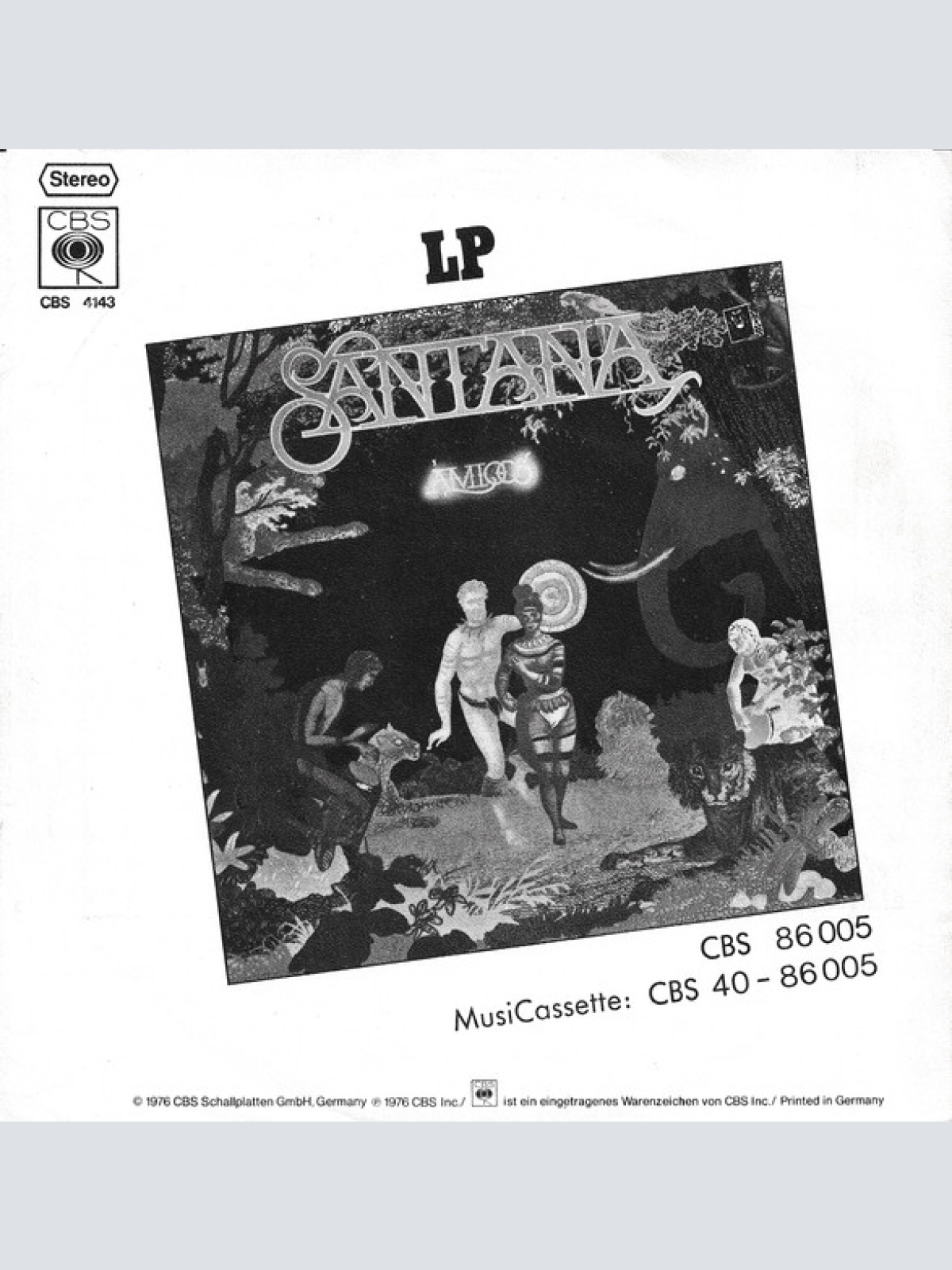Vinyl / Santana - Europa (Earth's Cry Heaven's Smile)