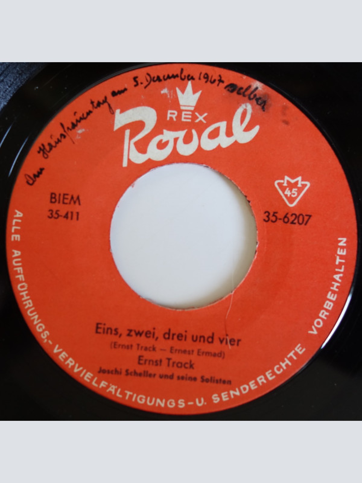 Vinyl / Ernst Track - Eins, Zwei, Drei Und Vier