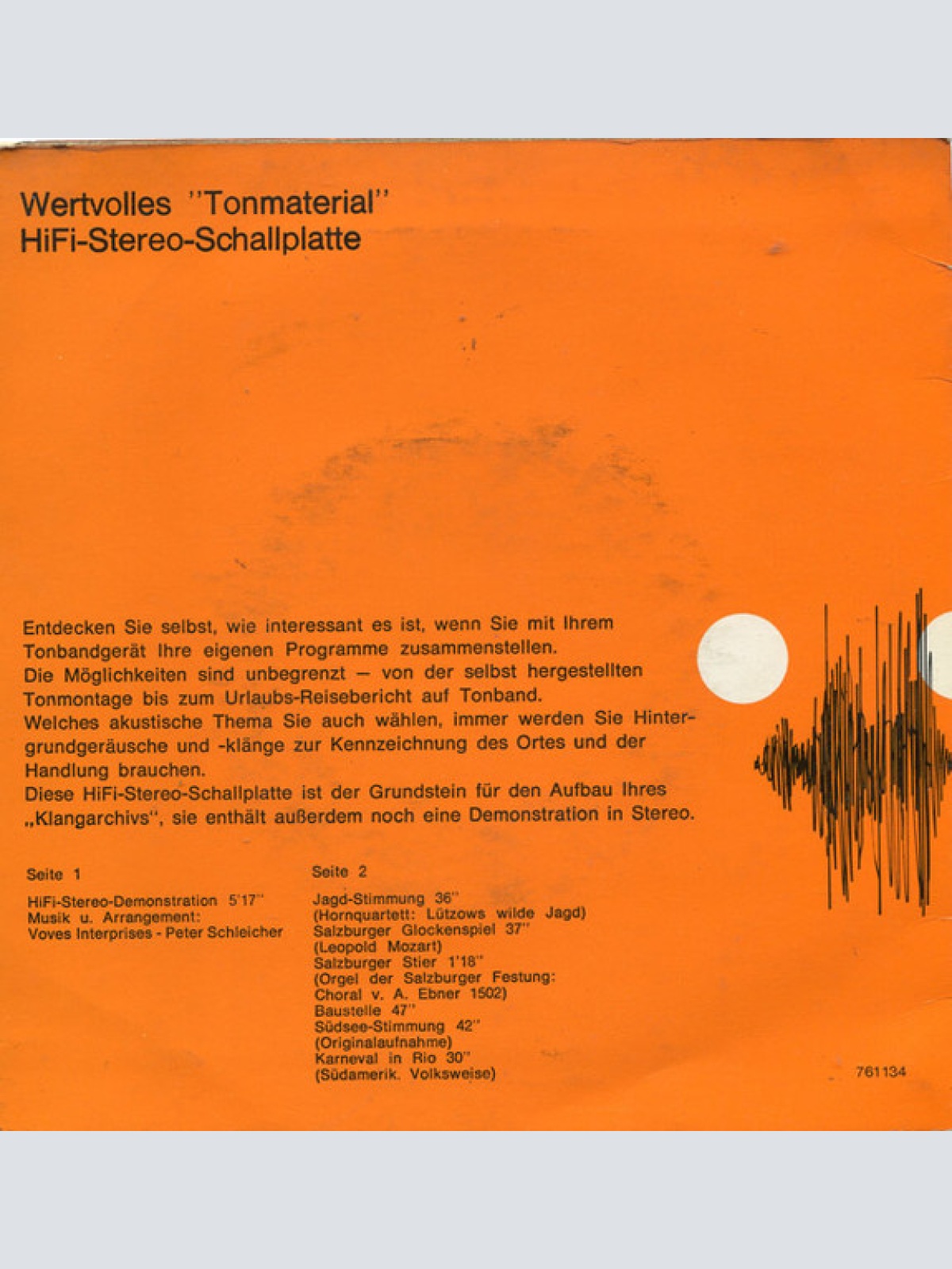 Vinyl / Various - Ton-Effekte - Schallplatte Für HiFi-Stereo-Freunde