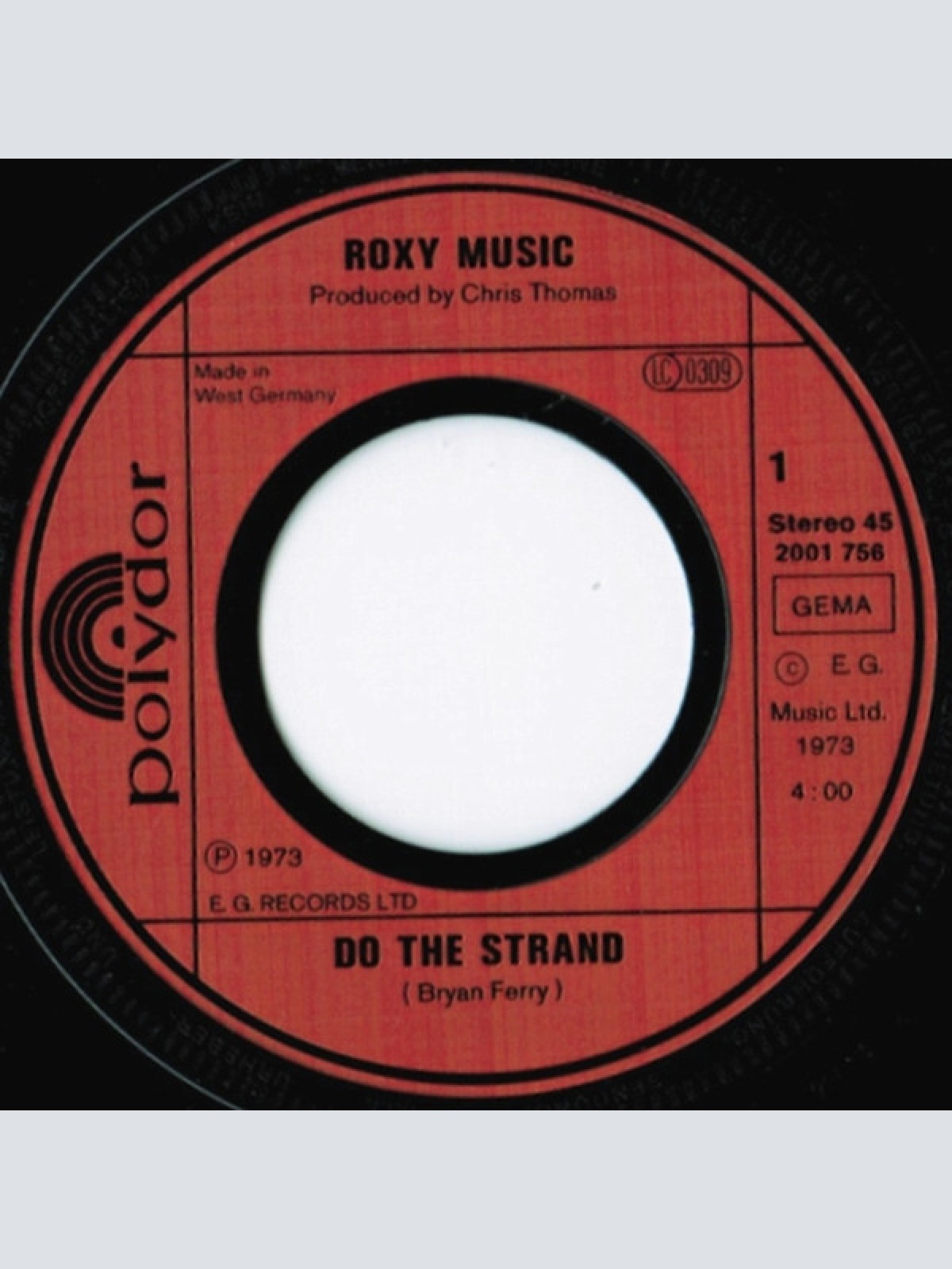 Vinyl / Roxy Music - Do The Strand