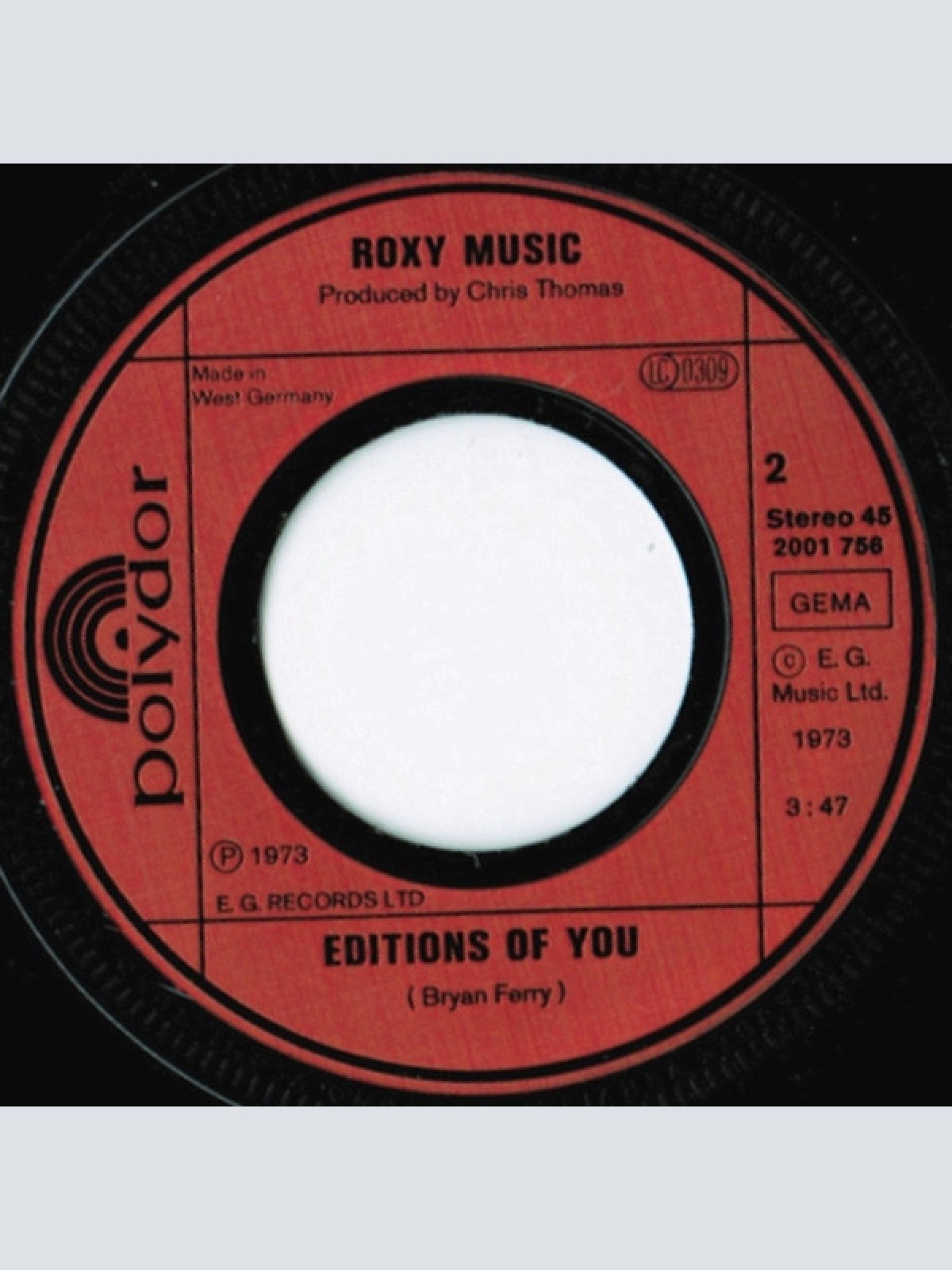 Vinyl / Roxy Music - Do The Strand