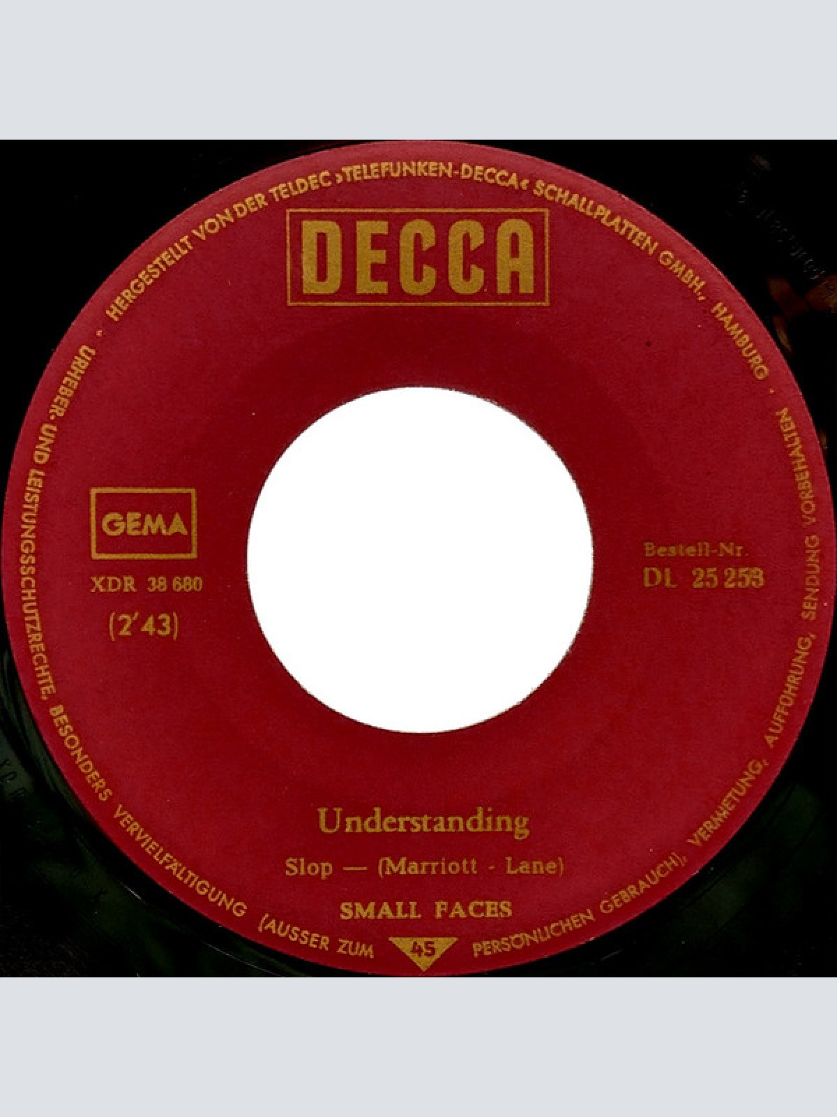 Vinyl / Small Faces - All Or Nothing / Understanding