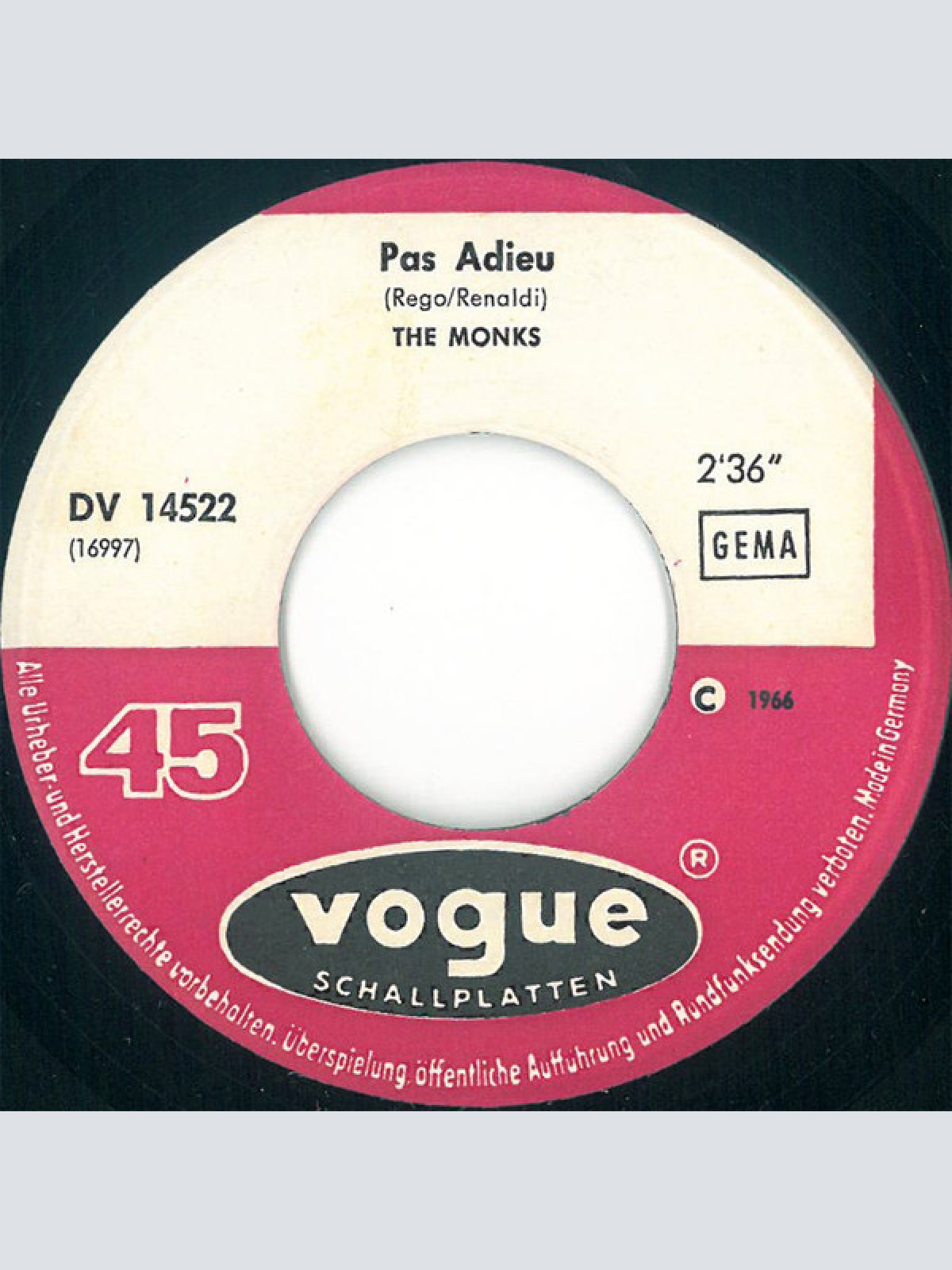 Vinyl / The Monks (7) - Juanita Banana