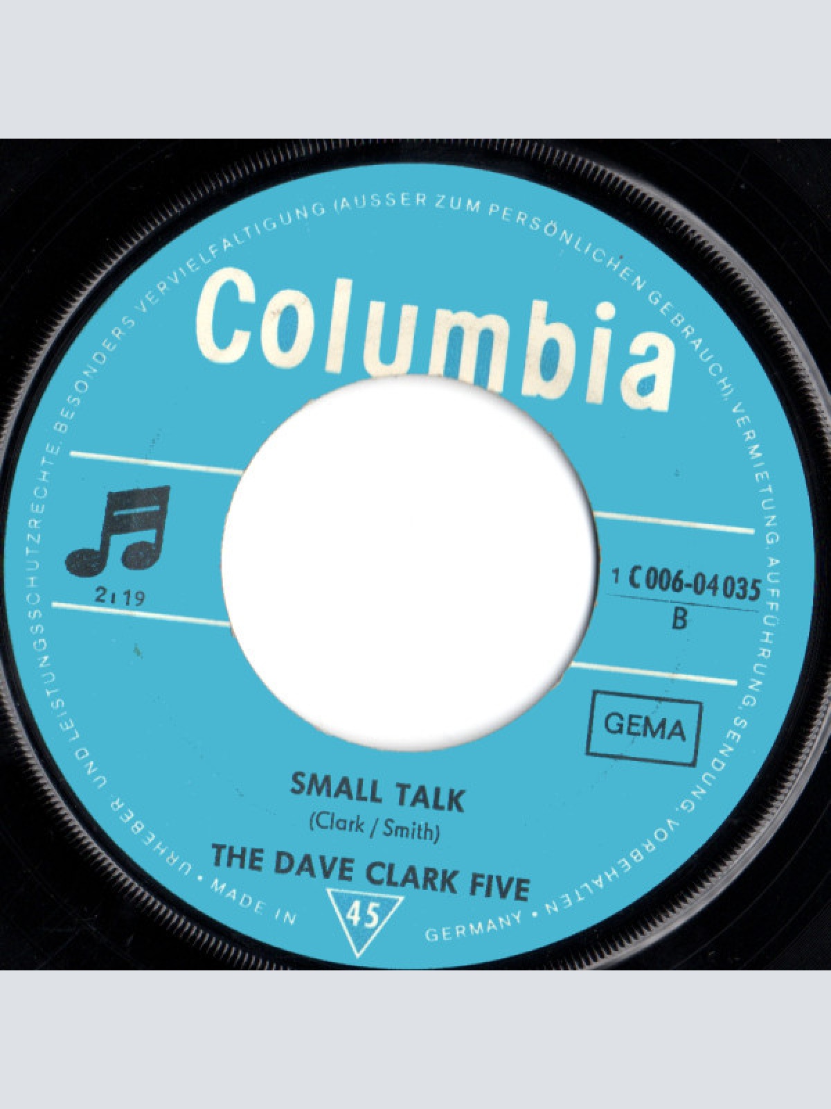 Vinyl / The Dave Clark Five - The Mulberry Tree / Small Talk