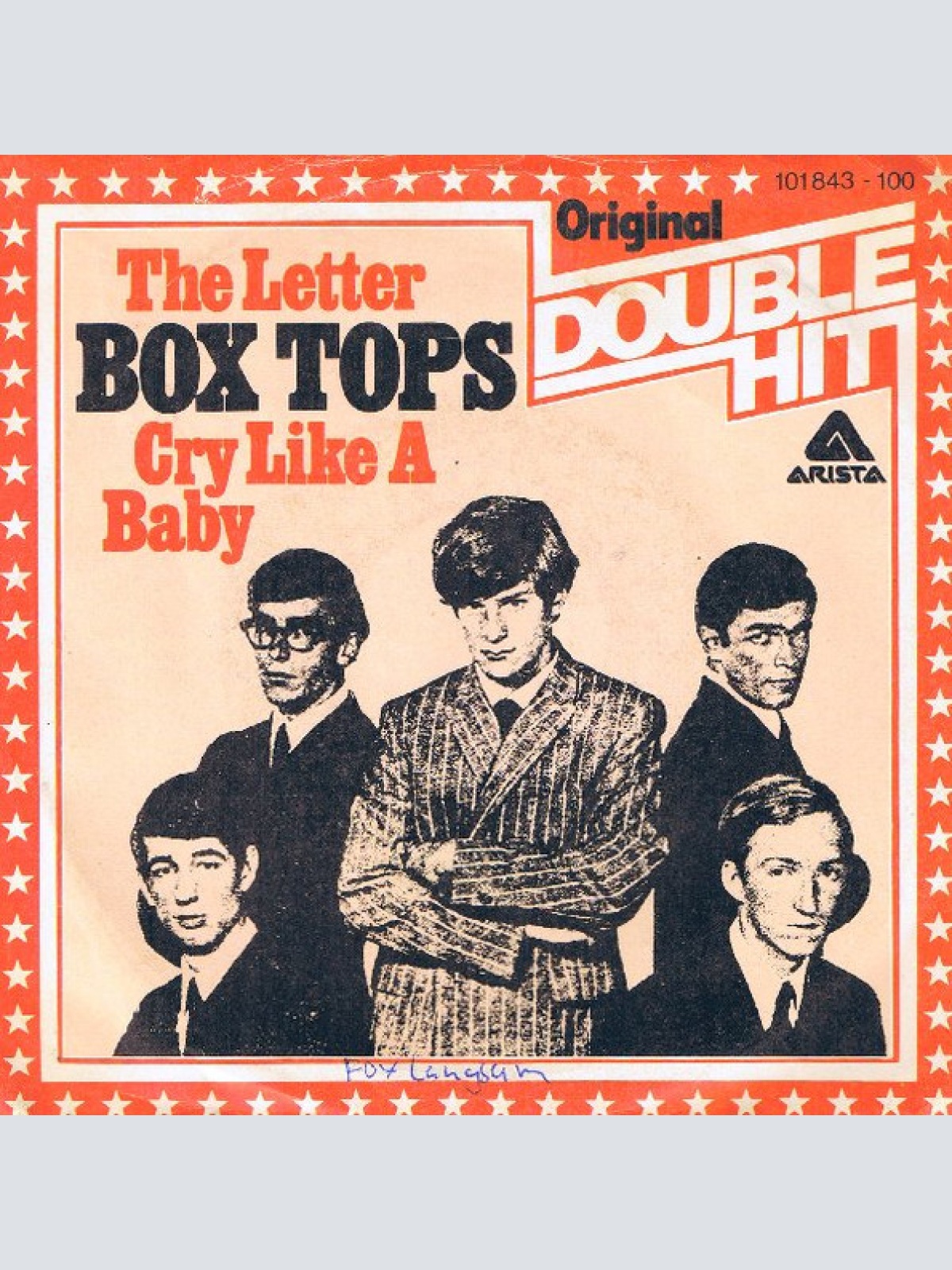 Vinyl / Box Tops - The Letter / Cry Like A Baby