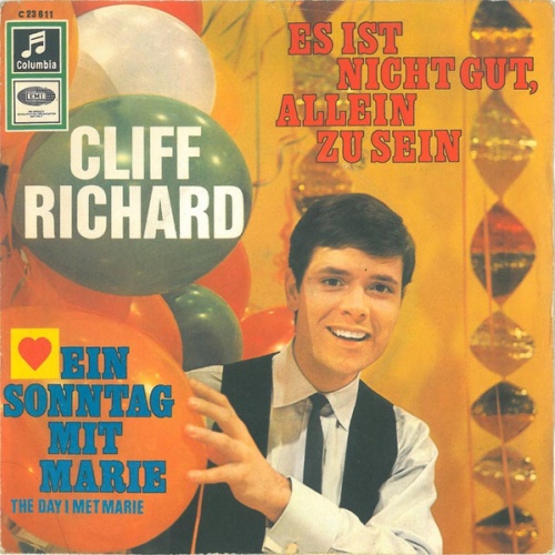 Vinyl / Cliff Richard - Es Ist Nicht Gut, Allein Zu Sein / Ein Sonntag Mit Marie (The Day I Met Marie)