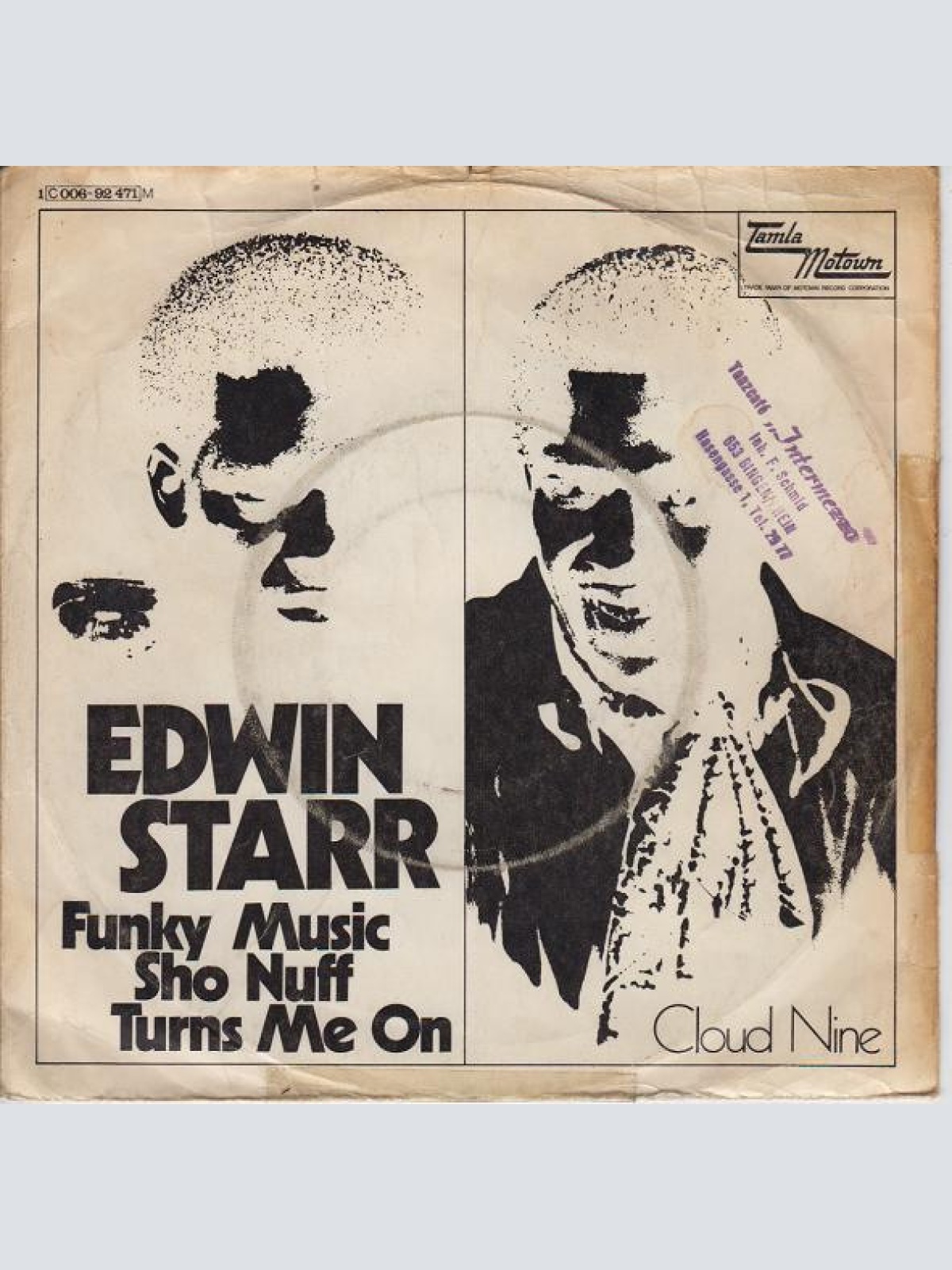 Vinyl / Edwin Starr - Funky Music Sho Nuff Turns Me On