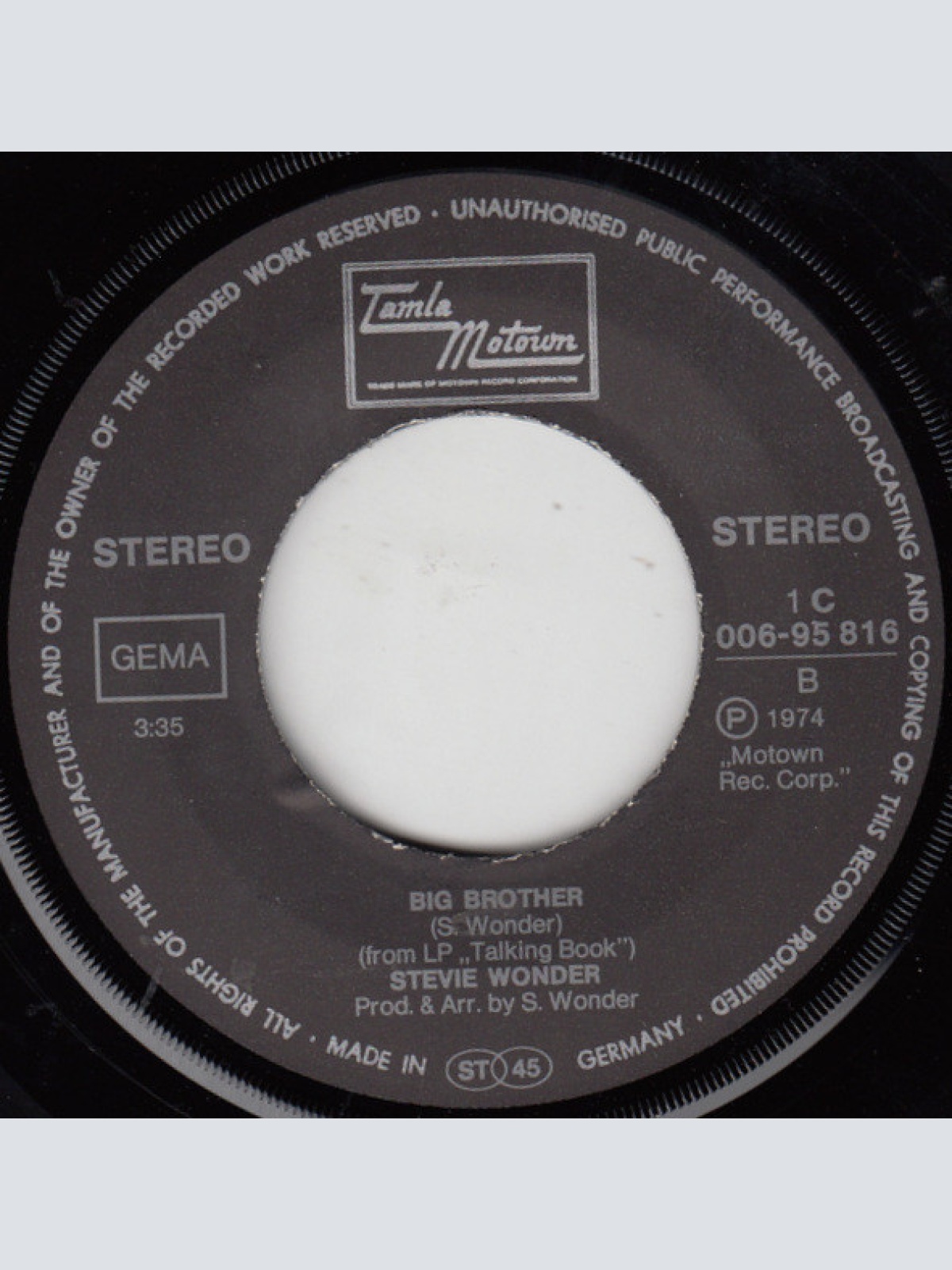 Vinyl / Stevie Wonder - You Haven't Done Nothin'