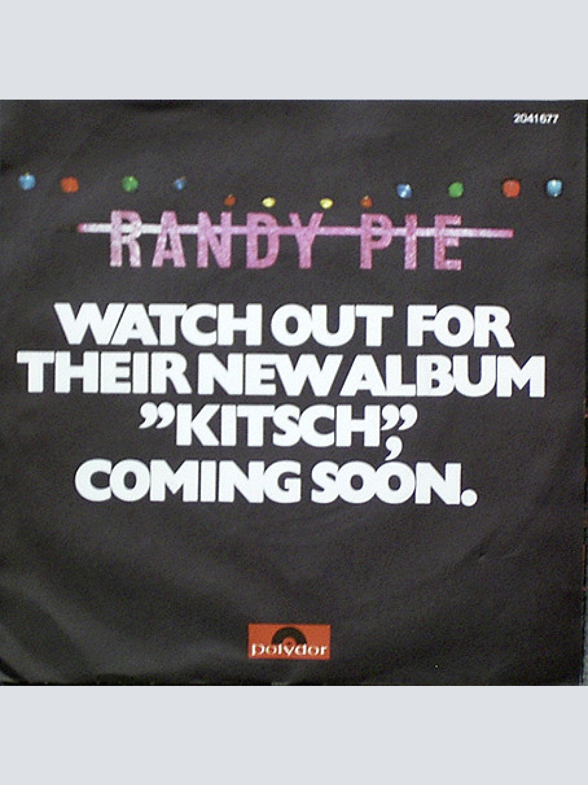 Vinyl / Randy Pie - I Am The Joker