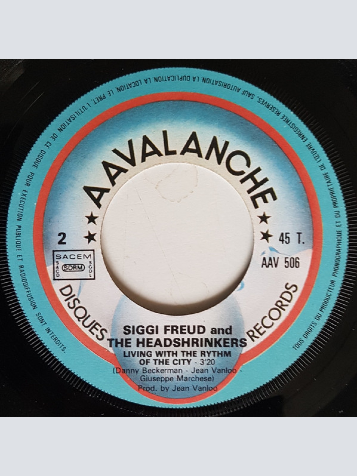 Vinyl / Siggi Freud And The Headshrinkers - I'm Sick And Tired Of All That Disco Music