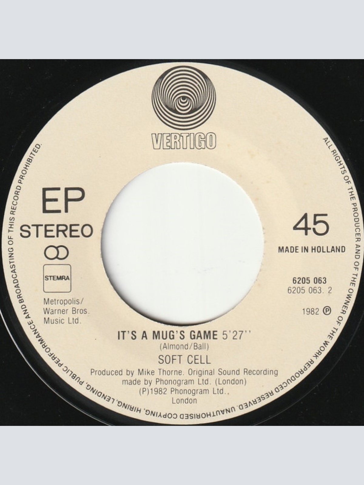 Vinyl / Soft Cell - Where The Heart Is