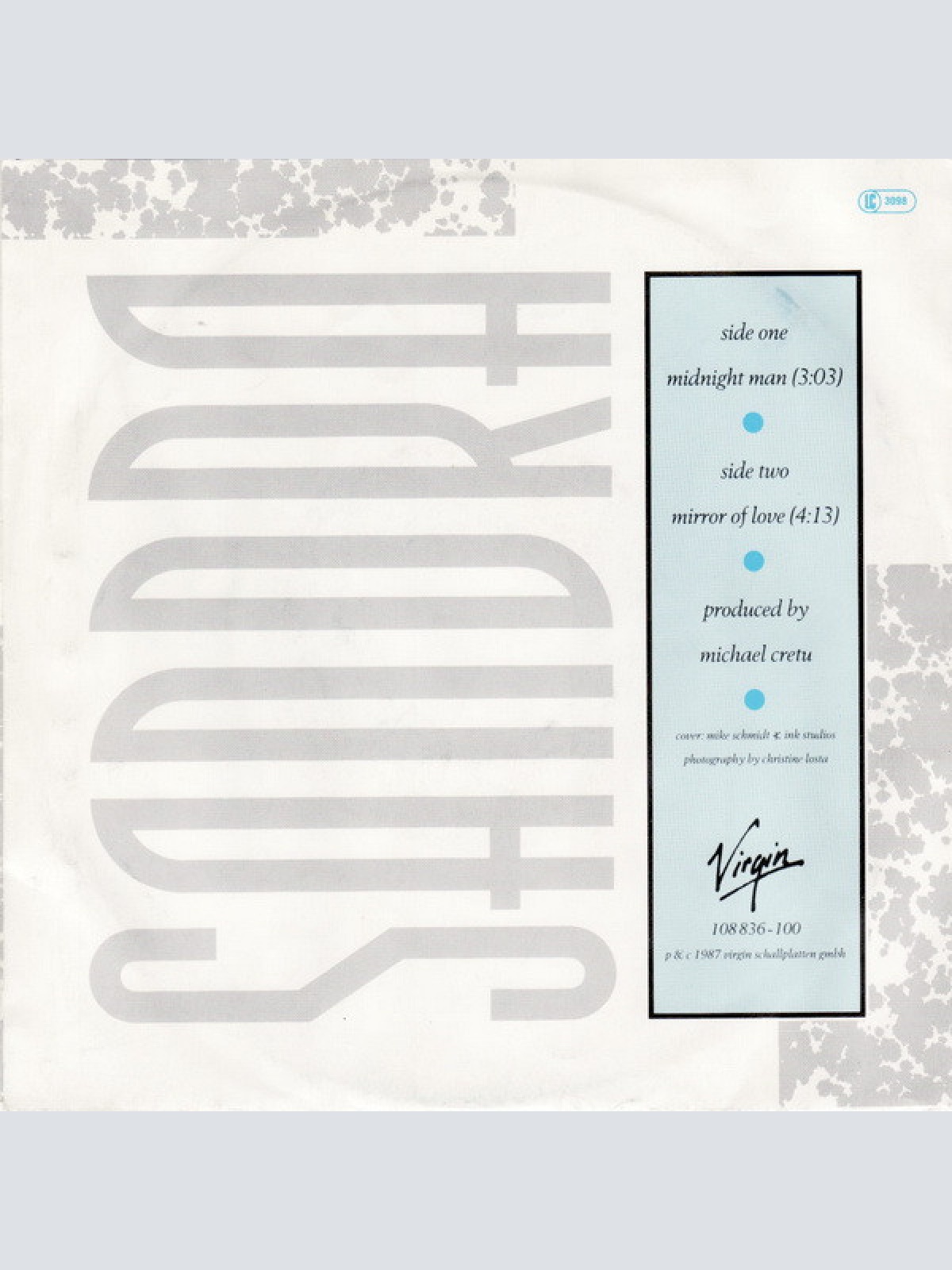 Vinyl / Sandra - Midnight Man