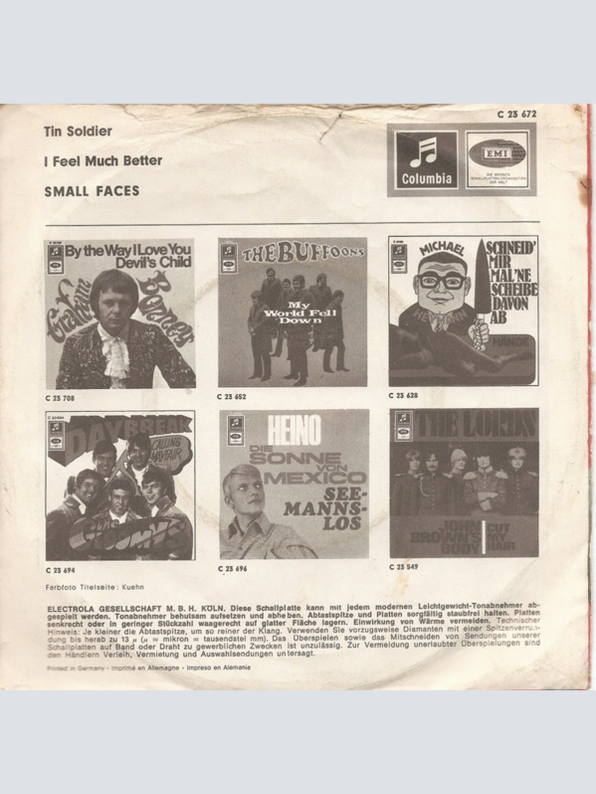 Vinyl / Small Faces - Tin Soldier