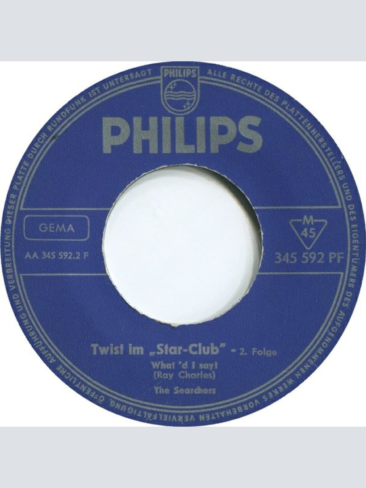 Vinyl / The Searchers - Sweet Nothin's / What'd I Say