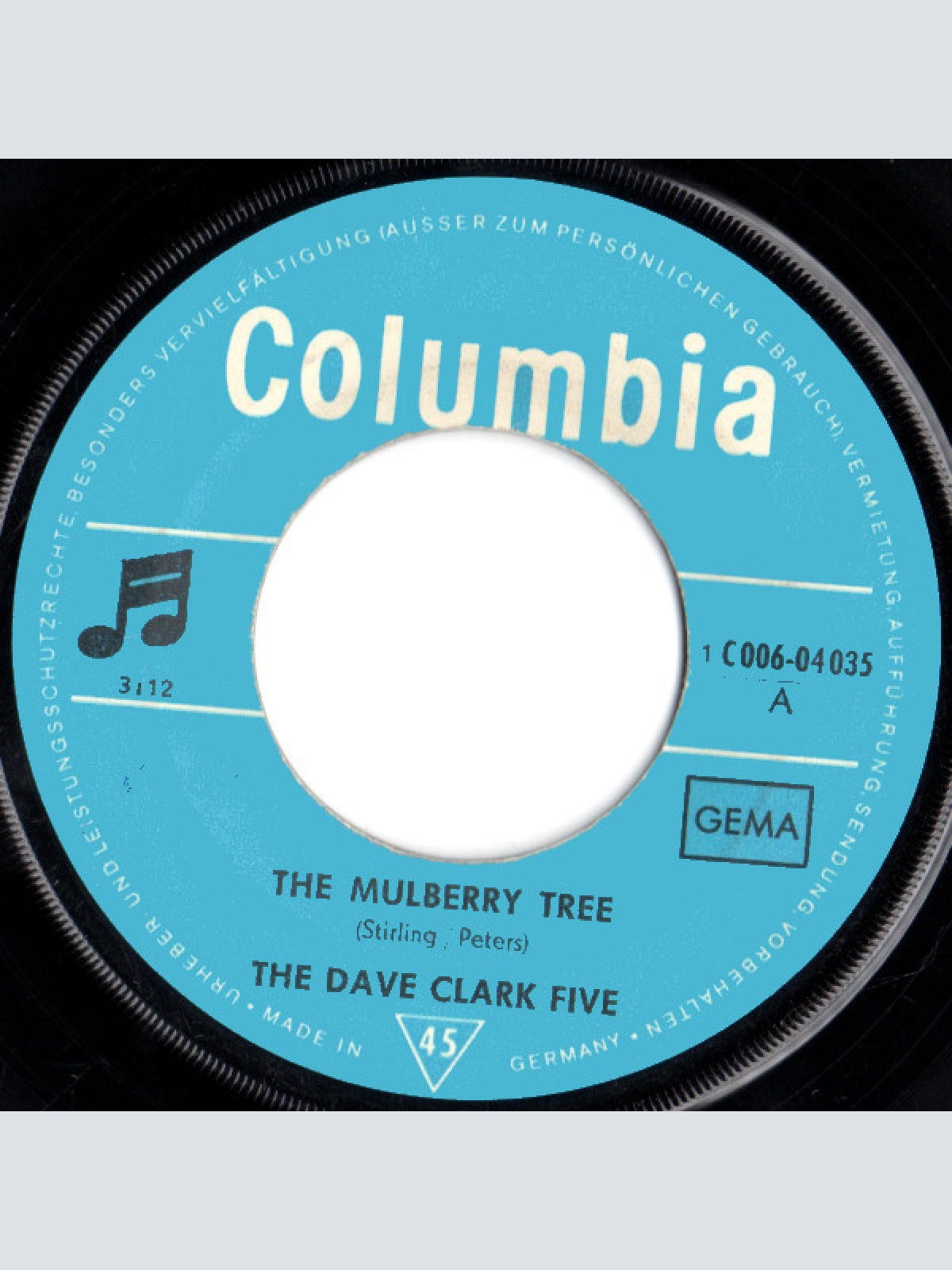 Vinyl / The Dave Clark Five - The Mulberry Tree / Small Talk