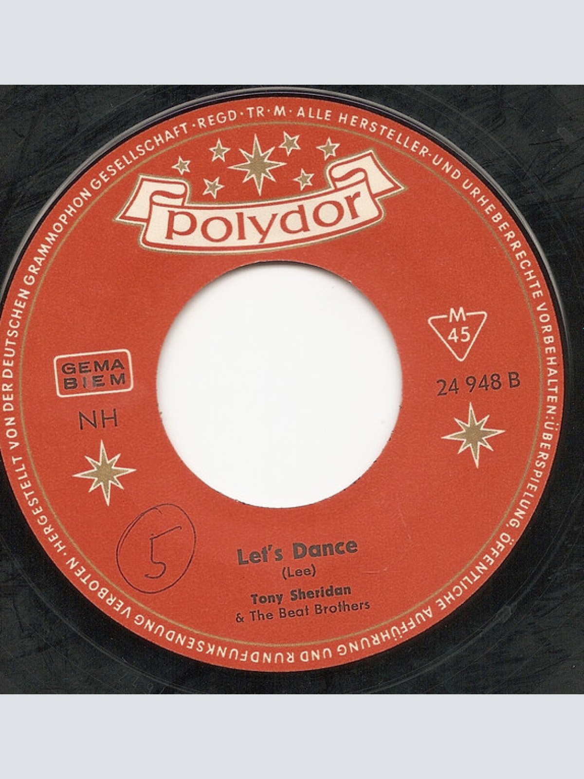 Vinyl / Tony Sheridan & The Beat Brothers* - Madison Kid / Let's Dance