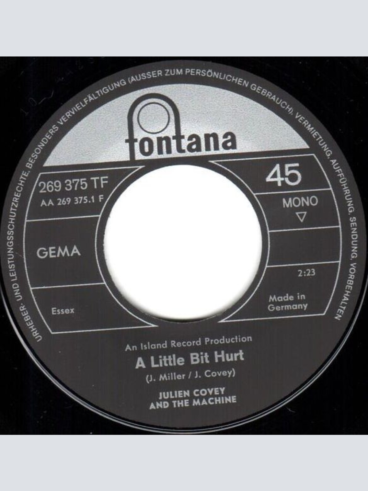 Vinyl / Julien Covey - A Little Bit Hurt