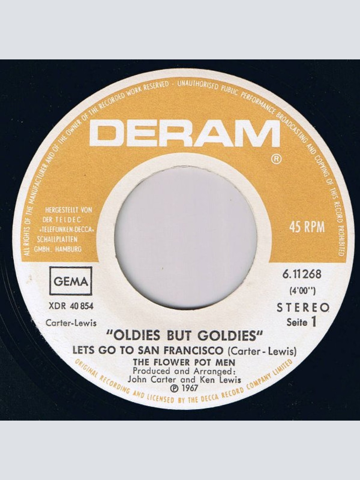 Vinyl / The Flower Pot Men* / Whistling Jack Smith - Let's Go To San Francisco / I Was Kaiser Bill's Batman