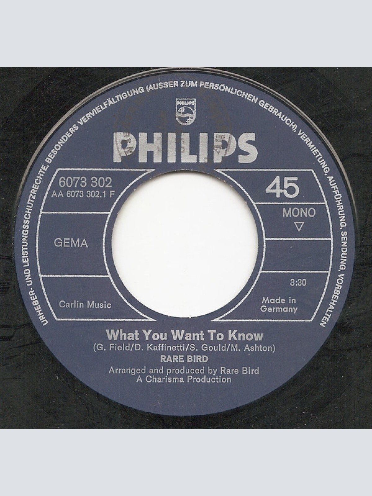 Vinyl / Rare Bird - What You Want To Know