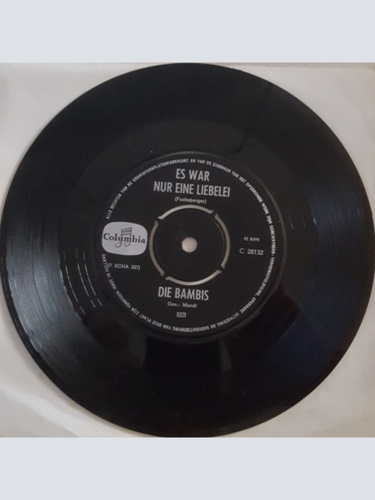 Vinyl / Die Bambis - Ticke - Tacke Slop / Es War Nur Eine Liebelei