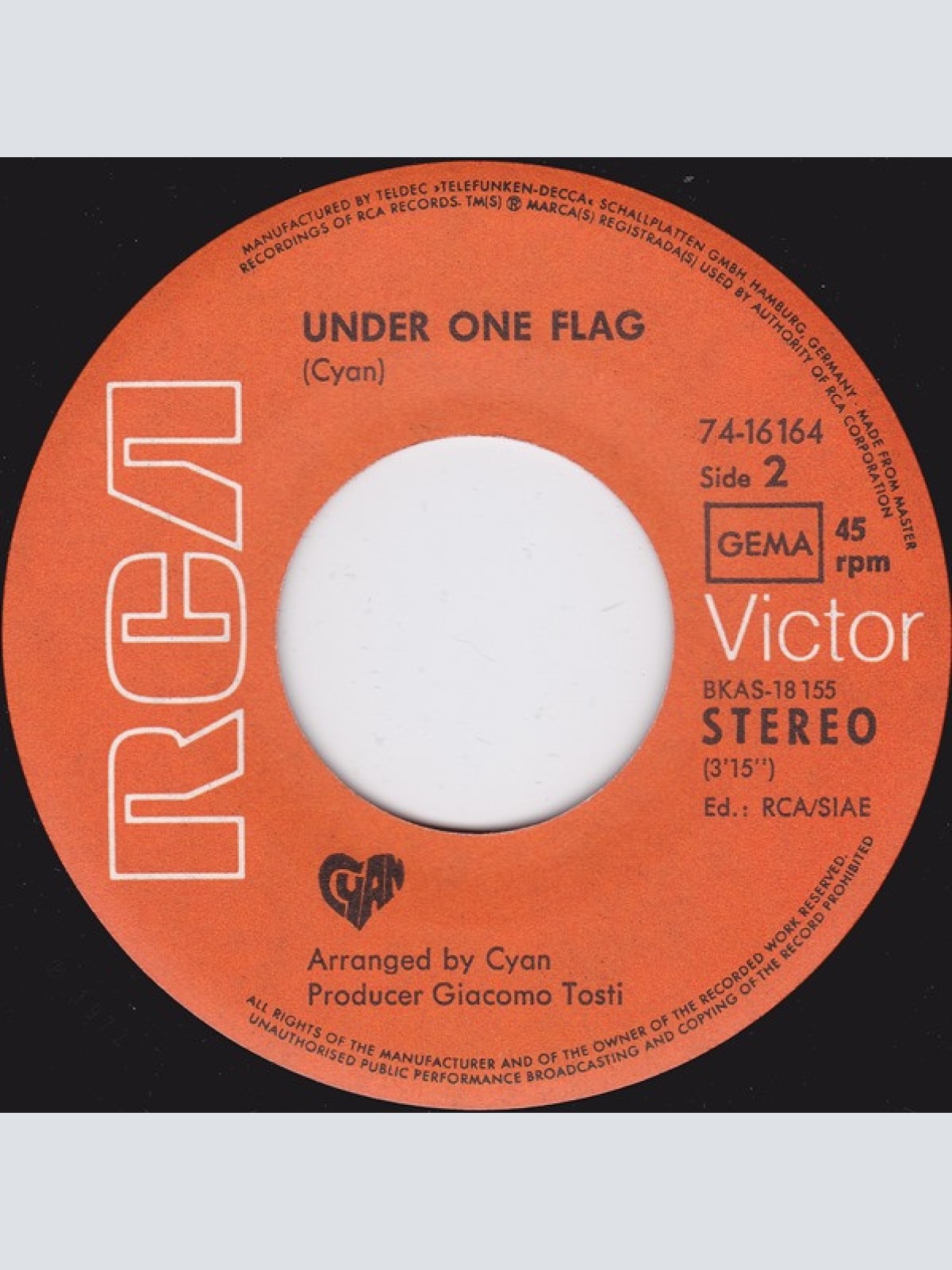 Vinyl / Cyan (6) - Mama, Papa