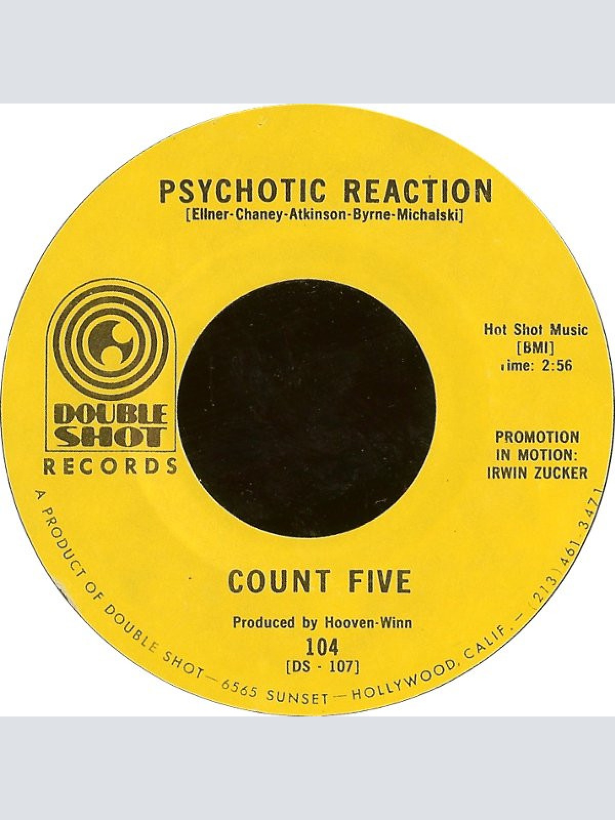 Vinyl / Count Five - Psychotic Reaction