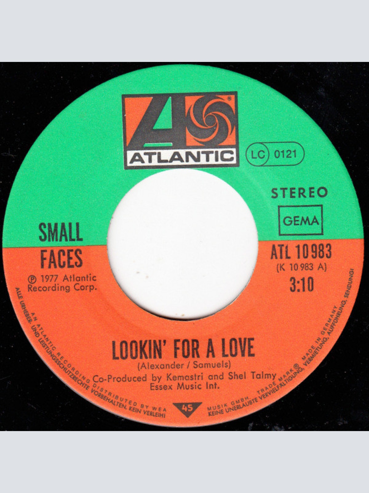 Vinyl / Small Faces - Lookin' For A Love B/W Kayoed (By Luv)