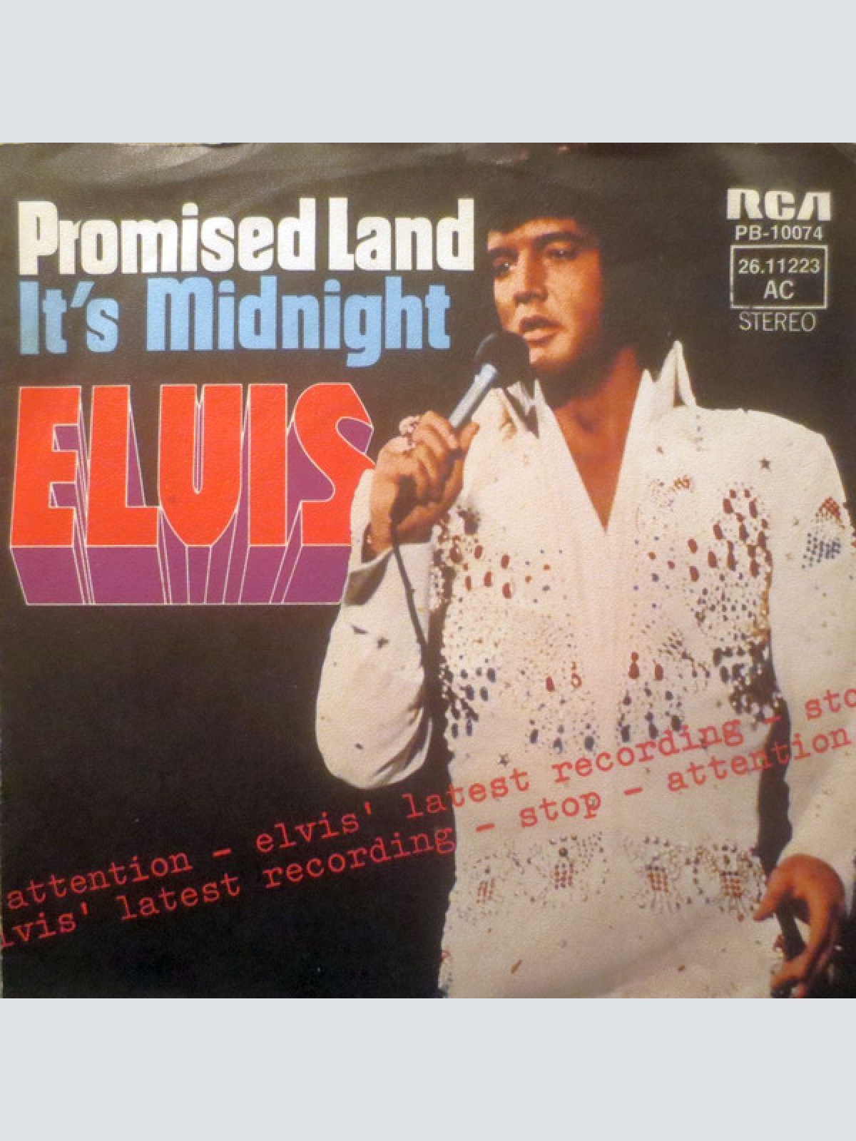 Vinyl / Elvis* - Promised Land / It's Midnight