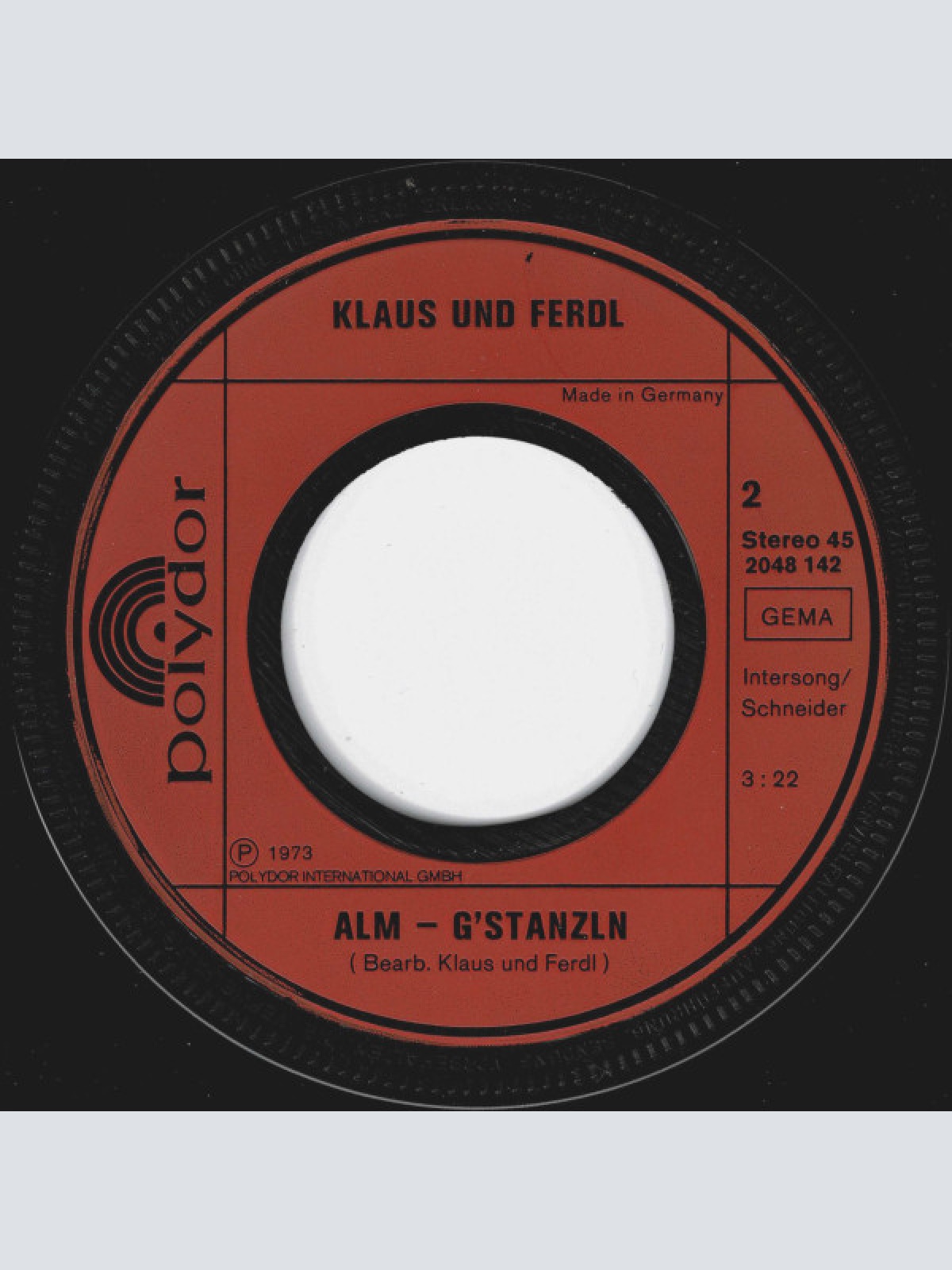 Vinyl / Klaus Und Ferdl - Heidi Heidi Tua's No Amal / Alm - G'stanzln