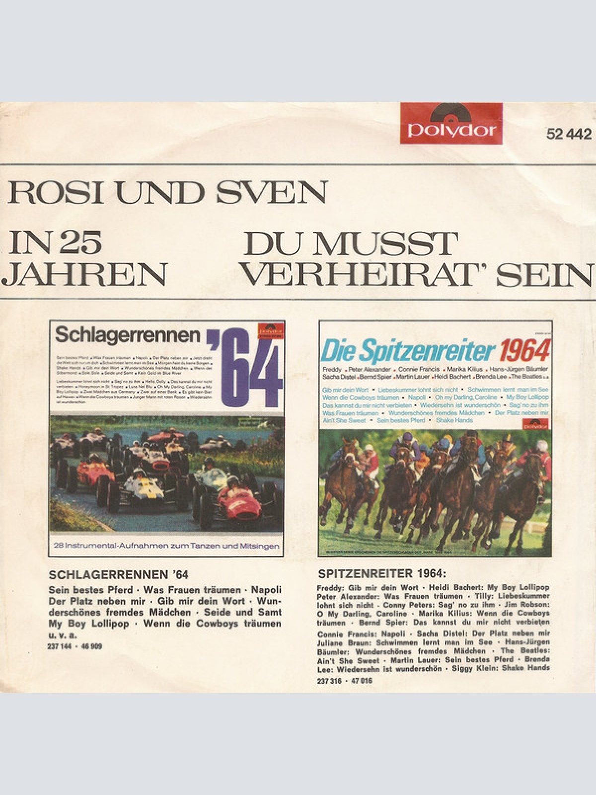 Vinyl / Rosi* Und Sven* - In 25 Jahren