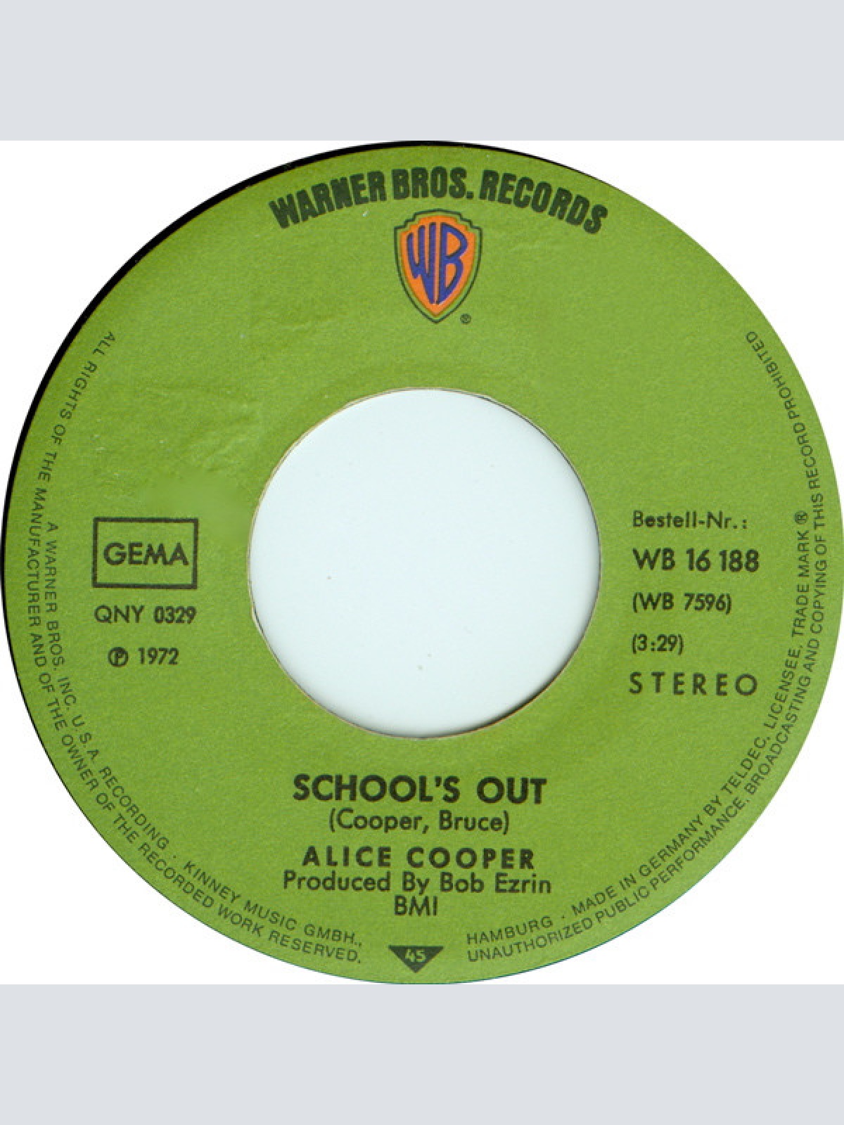 Vinyl / Alice Cooper - School's Out