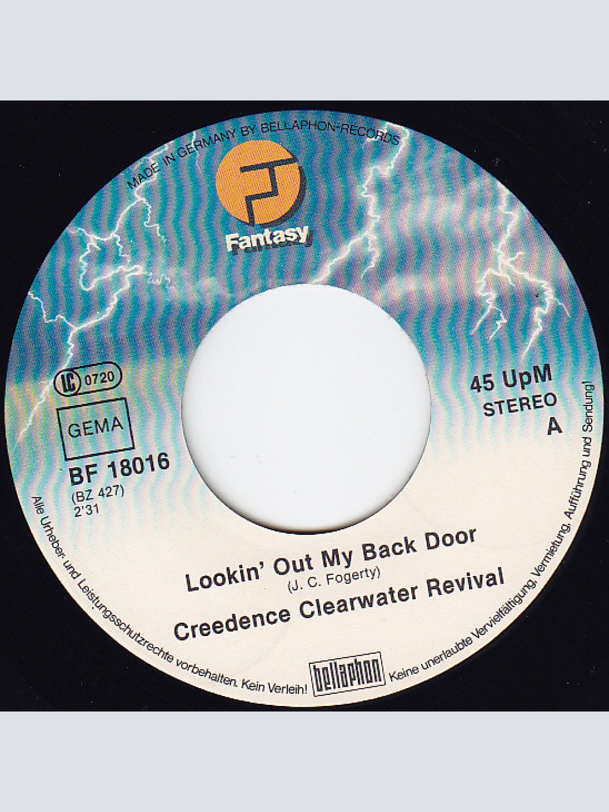 Vinyl / Creedence Clearwater Revival - Lookin' Out My Back Door / Long As I Can See The Light