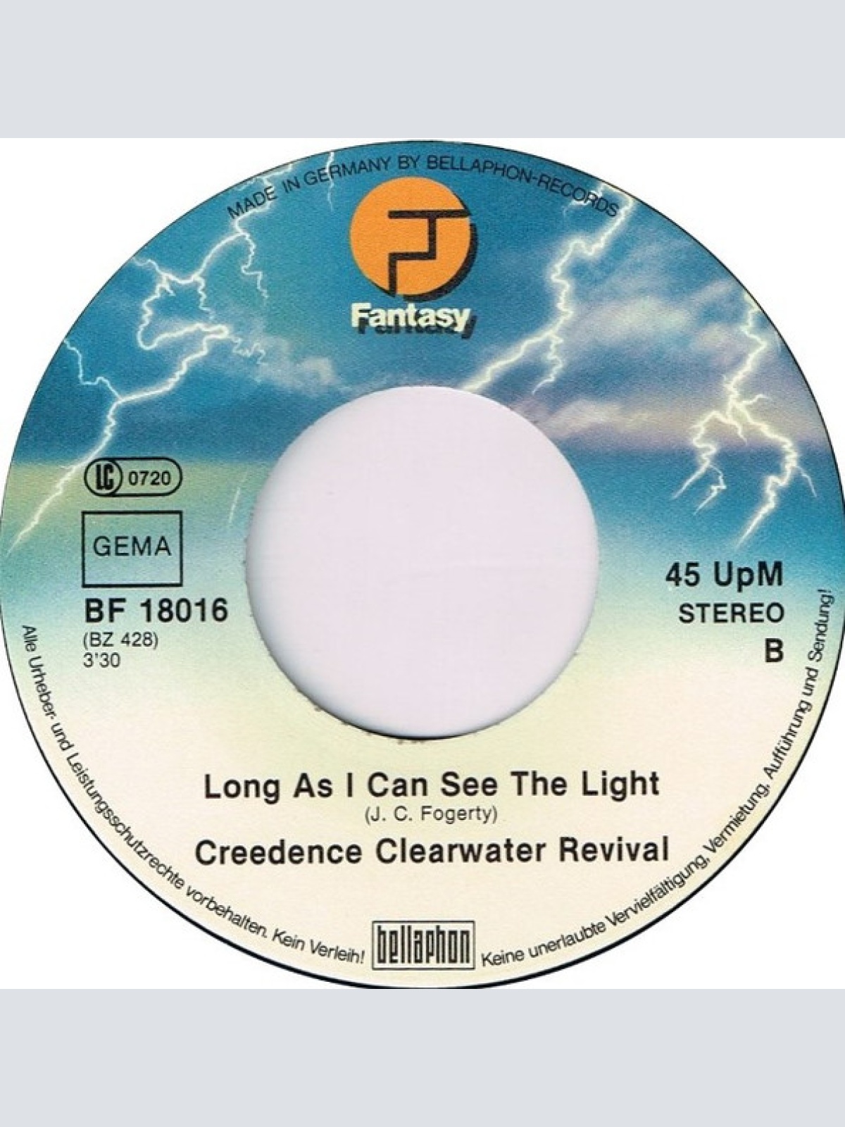 Vinyl / Creedence Clearwater Revival - Lookin' Out My Back Door / Long As I Can See The Light