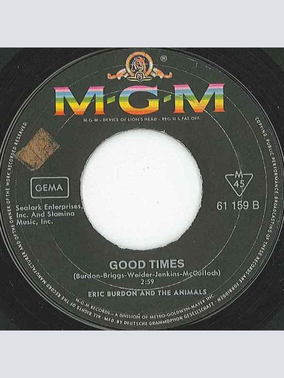 Vinyl / Eric Burdon & The Animals - San Franciscan Nights