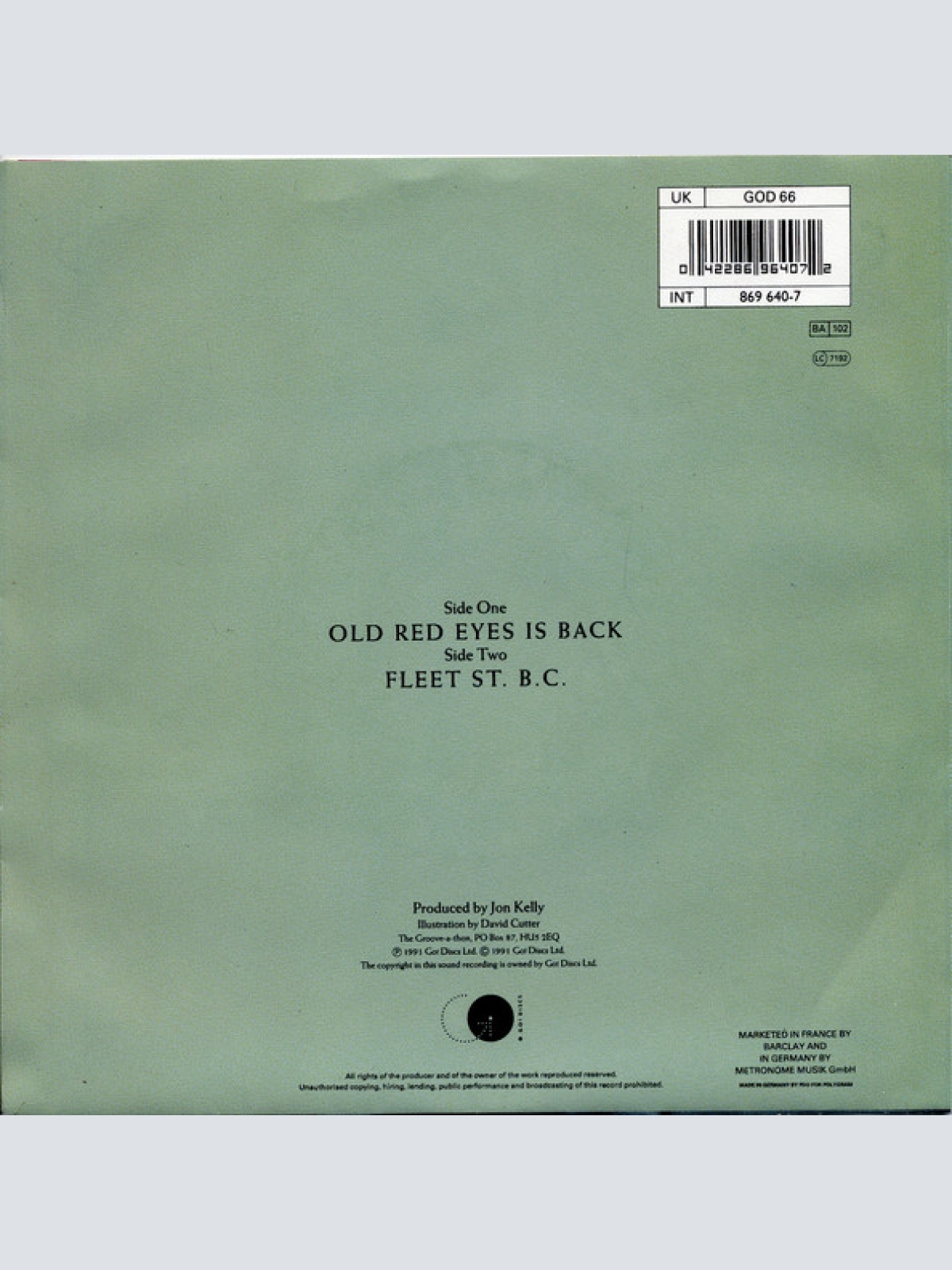 Vinyl / The Beautiful South - Old Red Eyes Is Back