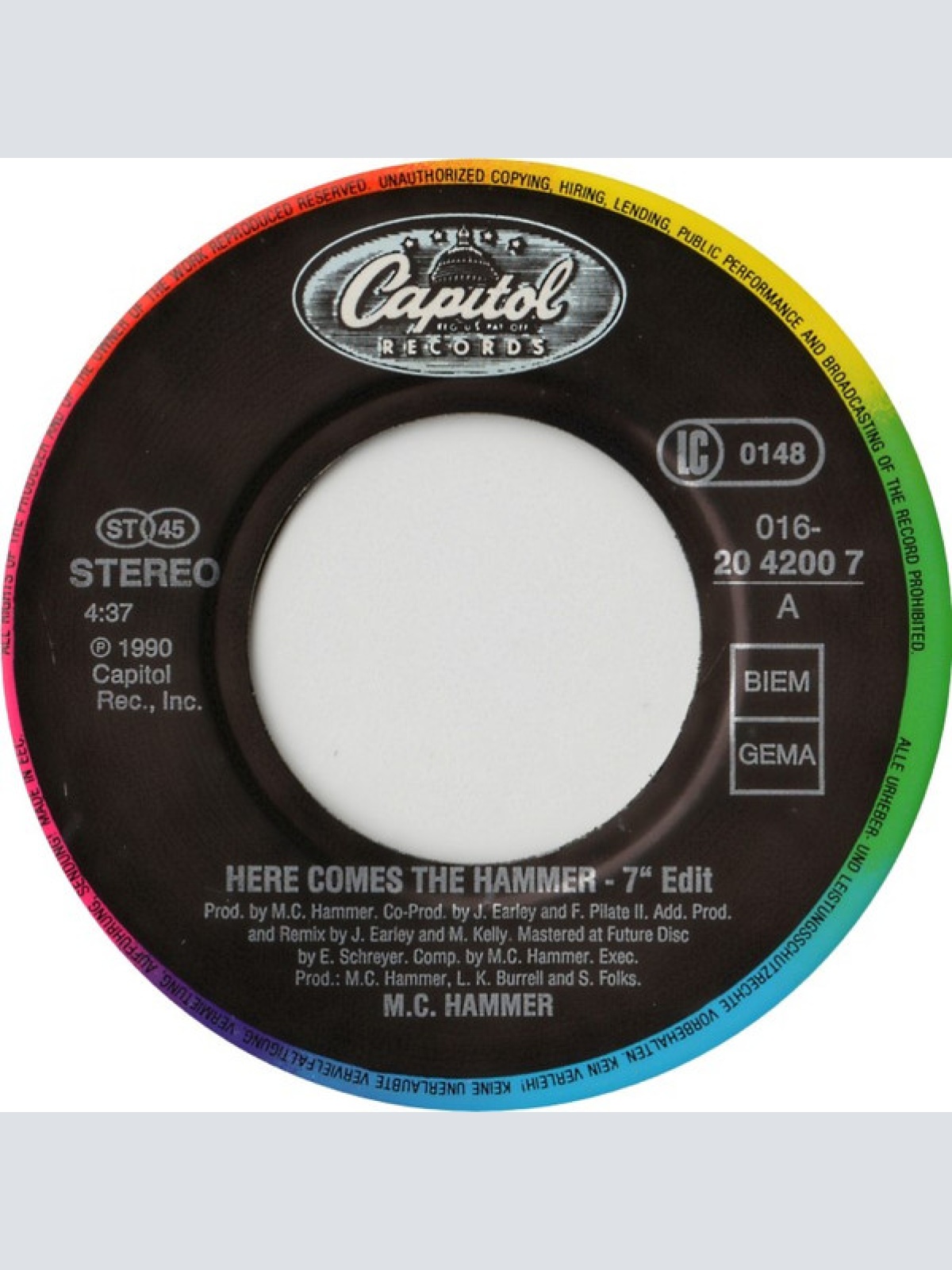 Vinyl / M.C.Hammer* - Here Comes The Hammer