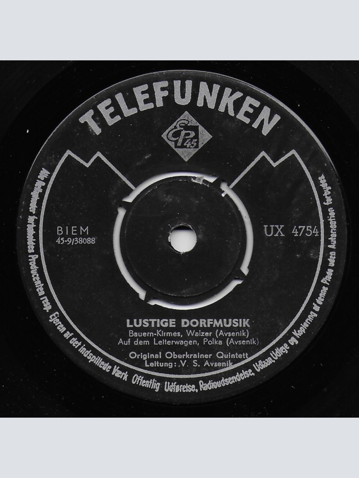 Vinyl / Original Oberkrainer Quintett* - Lustige Dorfmusik