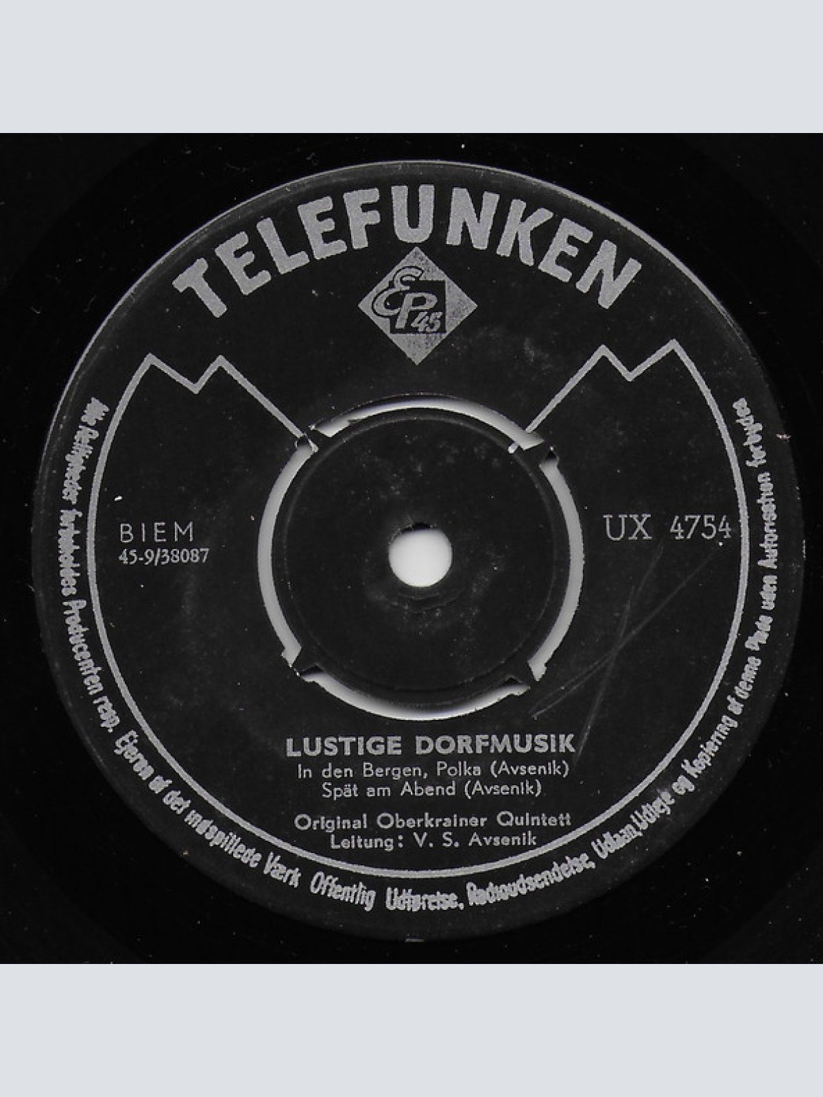 Vinyl / Original Oberkrainer Quintett* - Lustige Dorfmusik