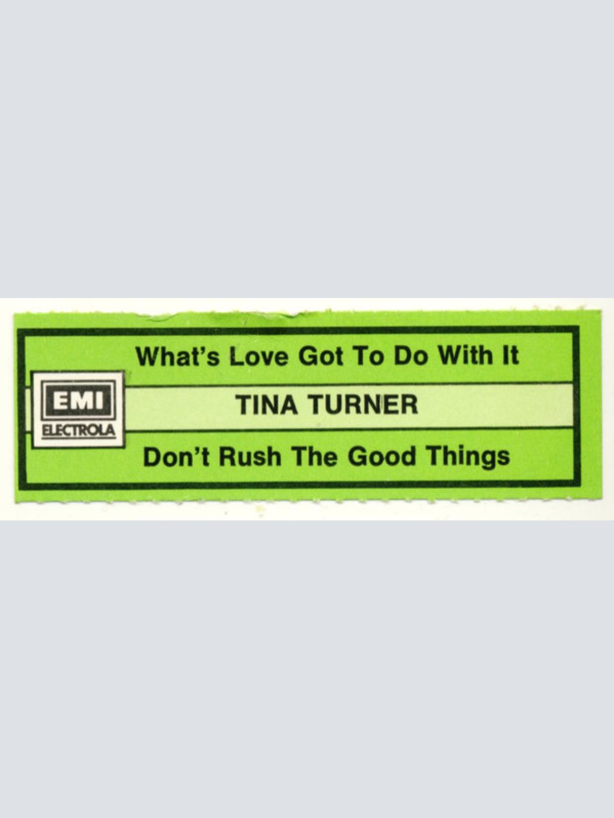 Vinyl / Tina Turner - What's Love Got To Do With It