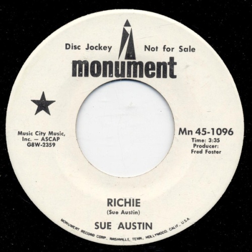 Vinyl / Sue Austin - Richie / Remember Is A Long Time From Right Now