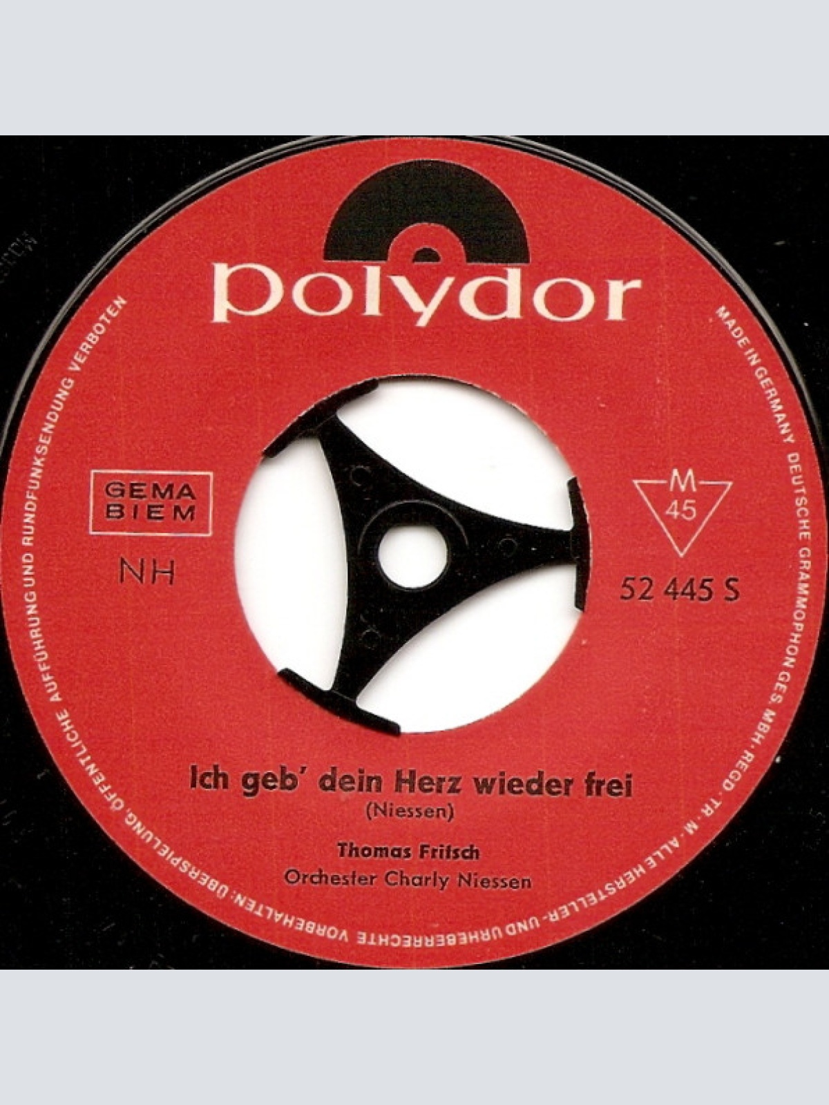 Vinyl / Thomas Fritsch - Ich Geb' Dein Herz Wieder Frei / Heimliche Romanzen