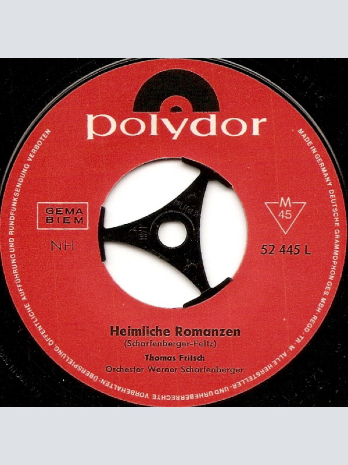 Vinyl / Thomas Fritsch - Ich Geb' Dein Herz Wieder Frei / Heimliche Romanzen