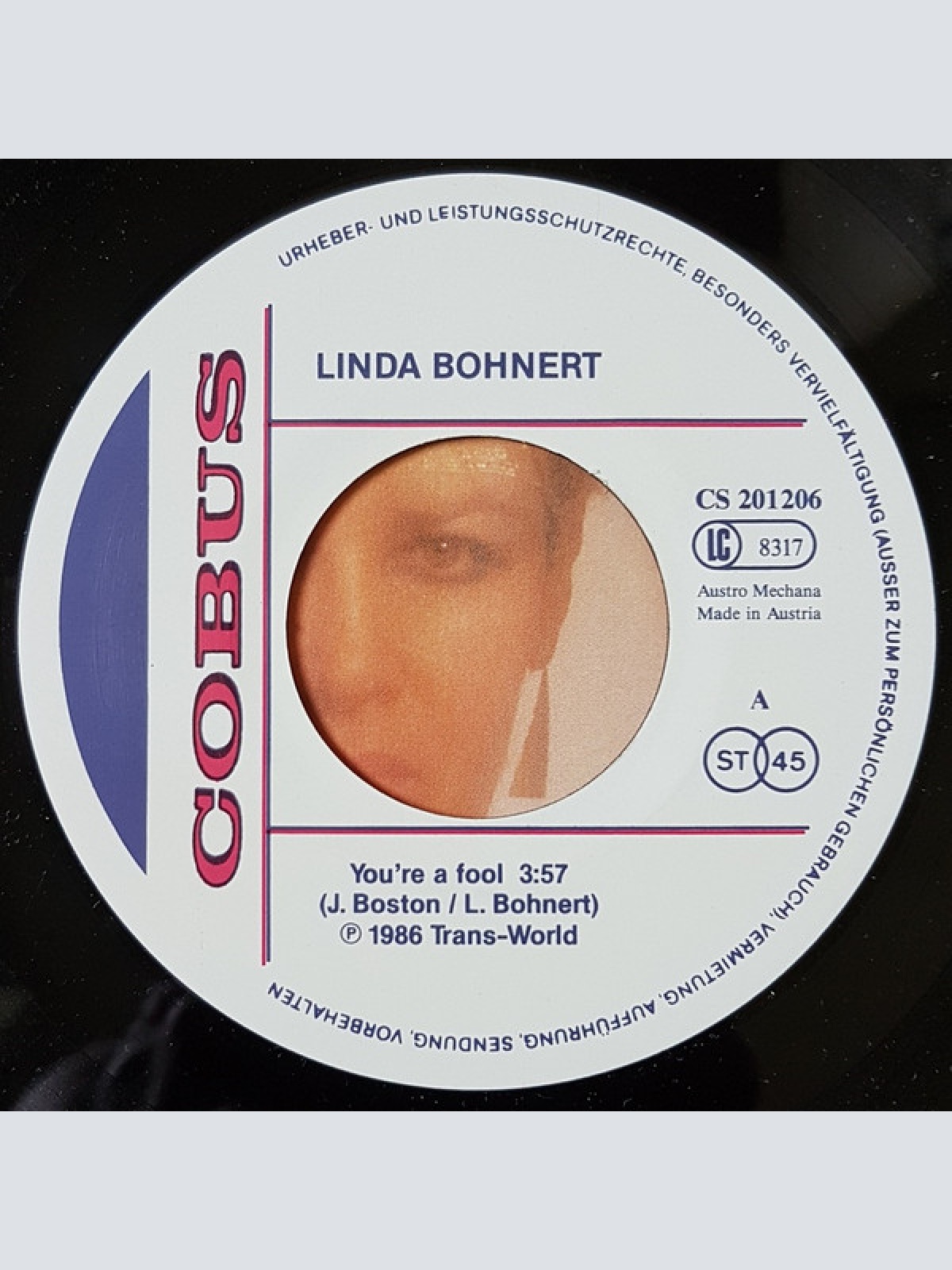 Vinyl / Linda Bohnert - You're A Fool