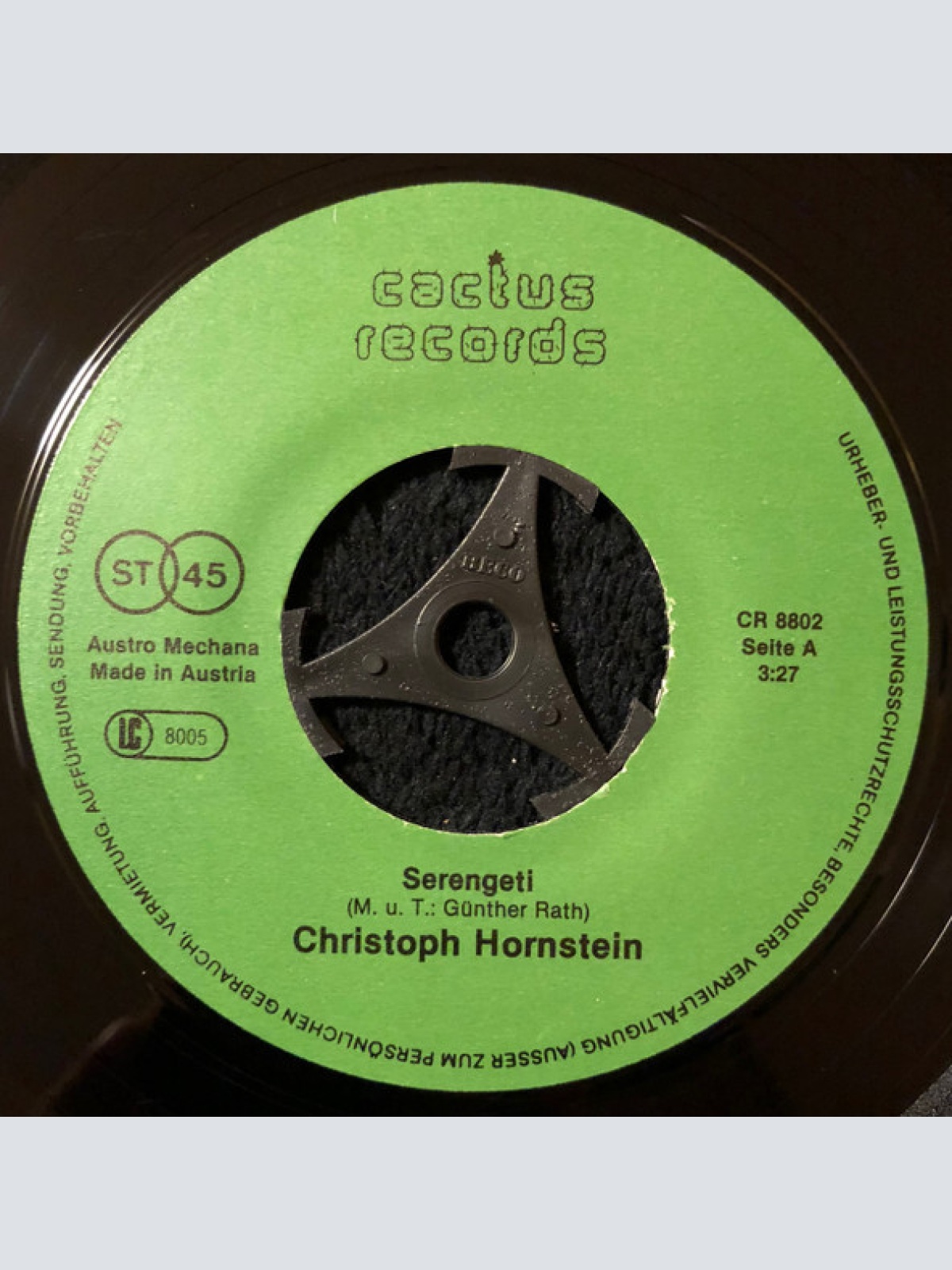 Vinyl / Christoph Hornstein - Serengeti