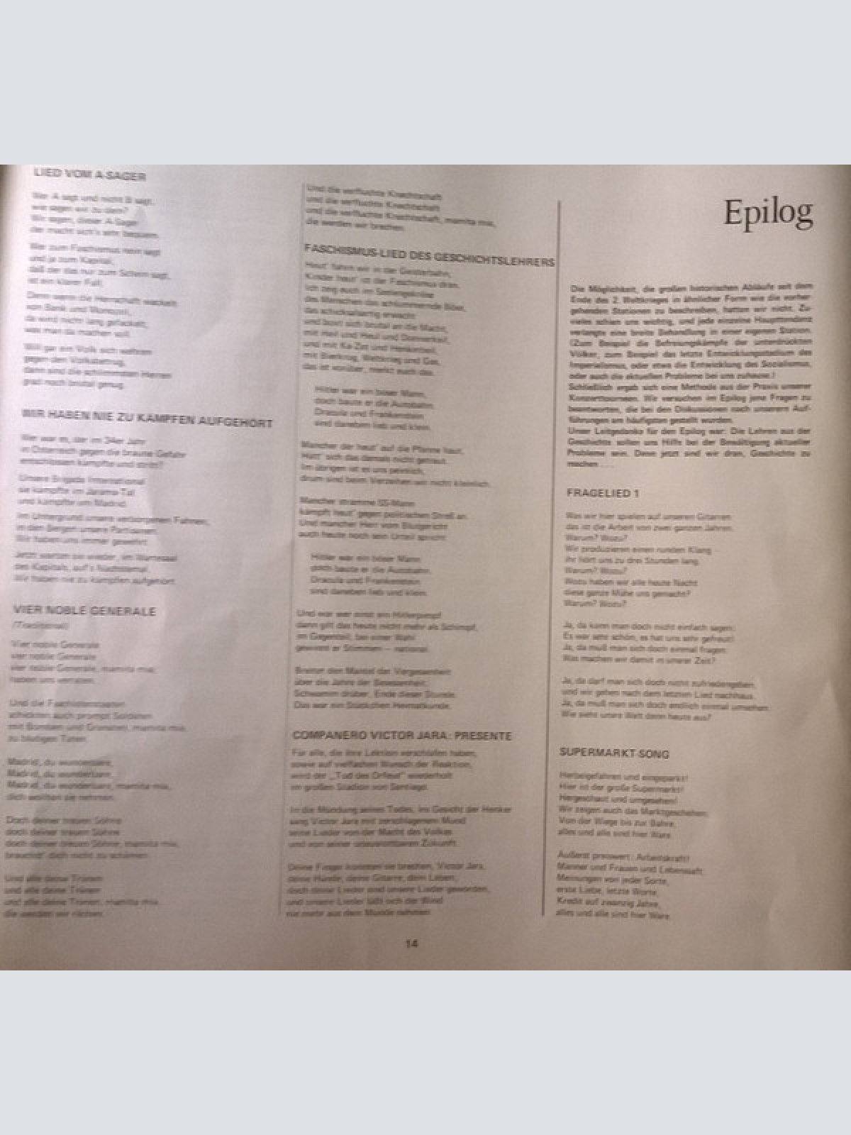 Vinyl / Schmetterlinge - Proletenpassion